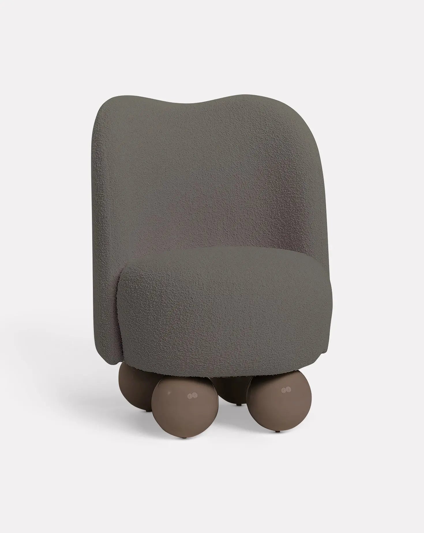 Peonia Beige Grey Armchair Le Berre Vevaud