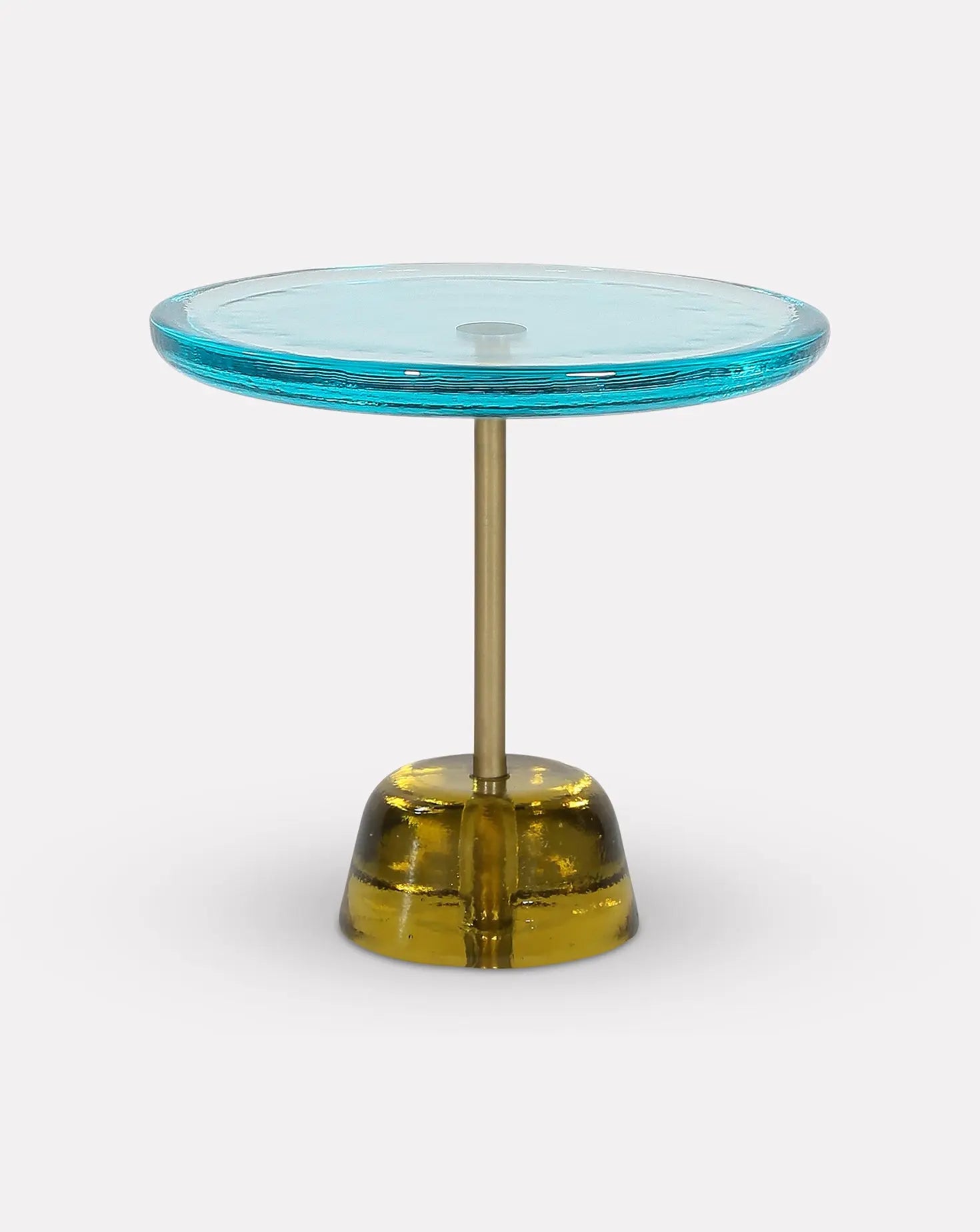 Sebastian Herkner Pina Aqua Blue Side Table Pulpo