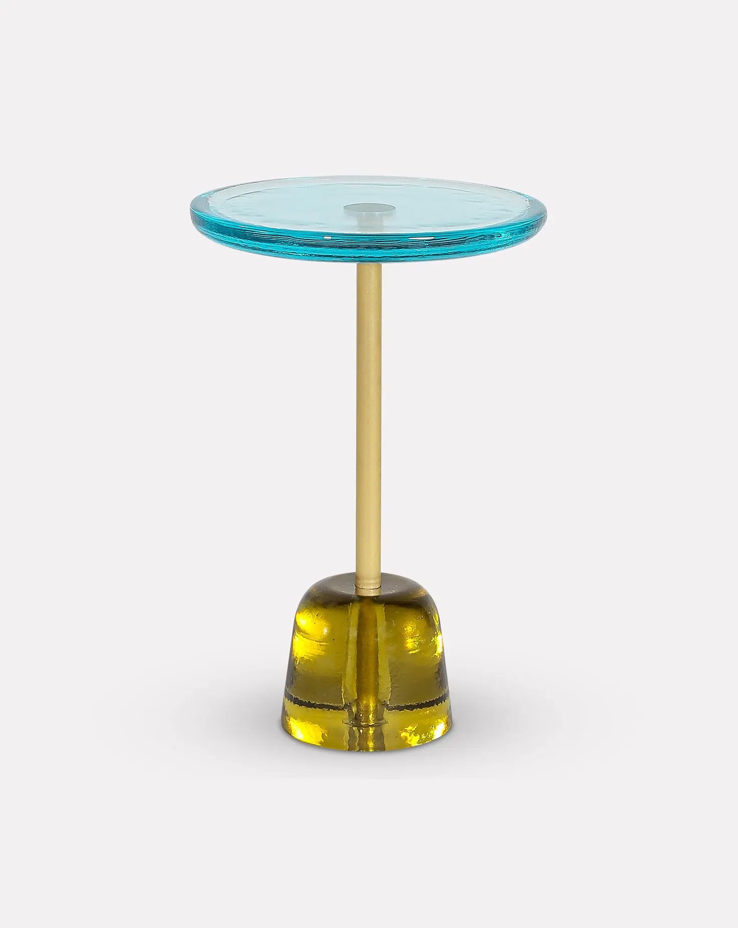 Sebastian Herkner Pina Aqua Blue Side Table Pulpo