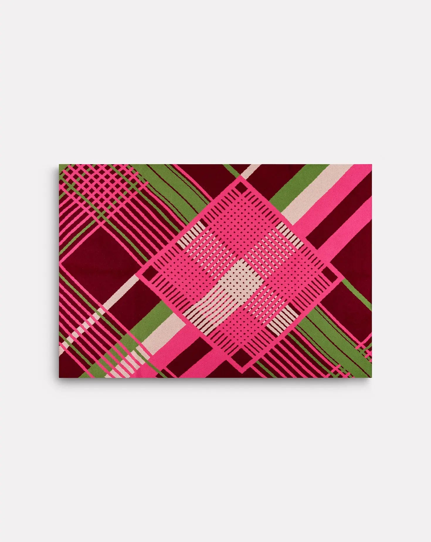 Plaid Flamingo Throw Saved NY