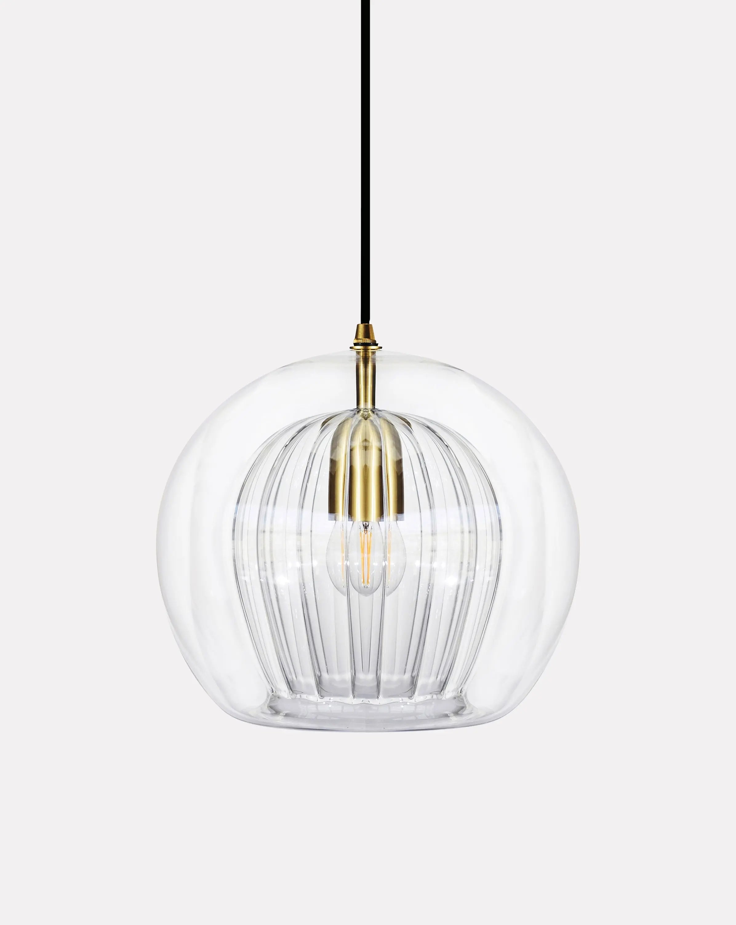 Pleated Crystal Pendant Marc Wood