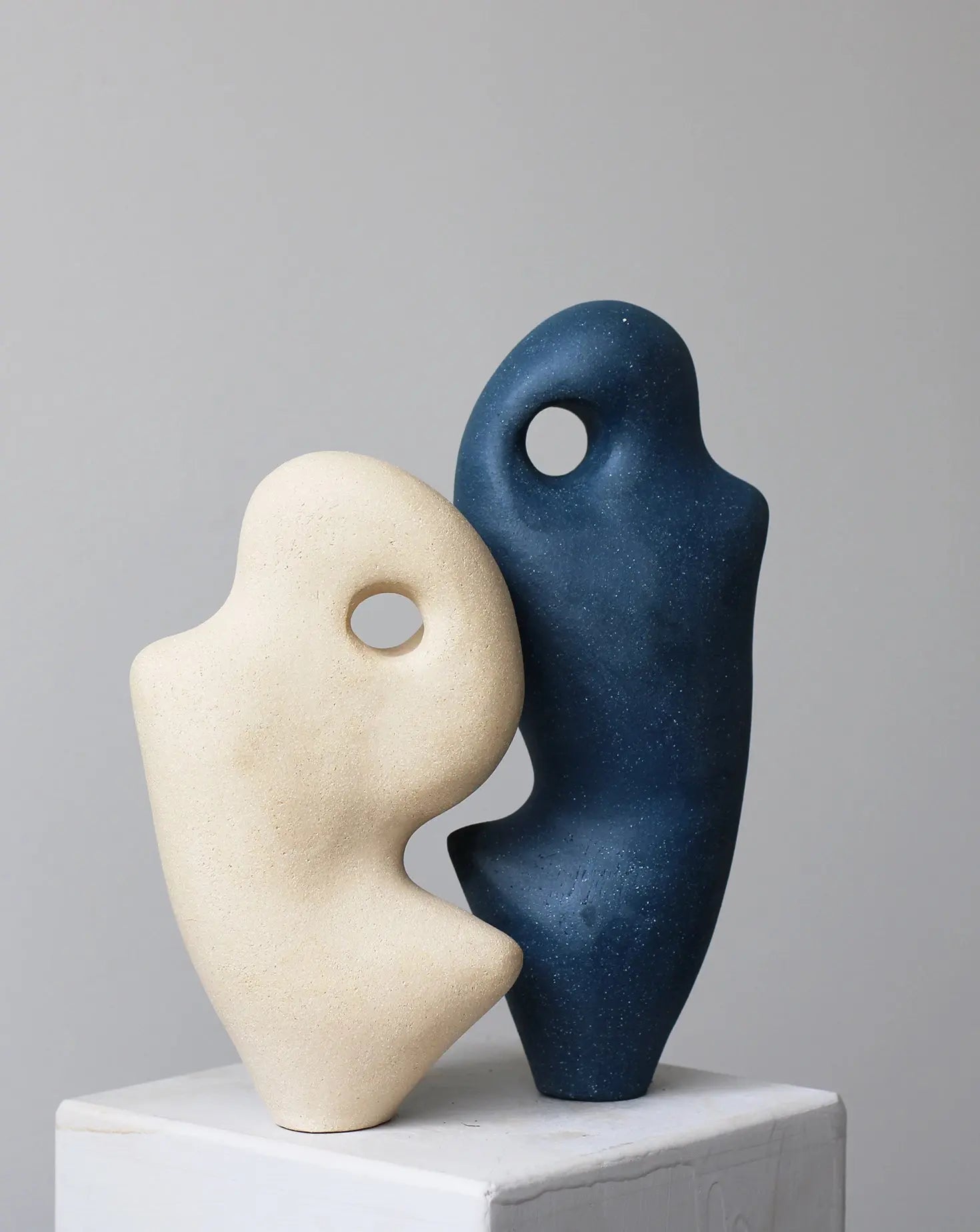 Pleomorph Blue Sculpture Abid Javed