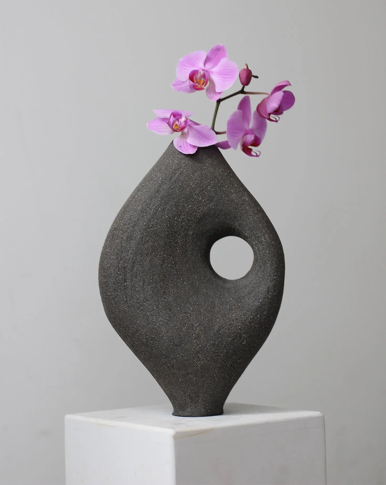 Pleomorph Grey Vase Abid Javed