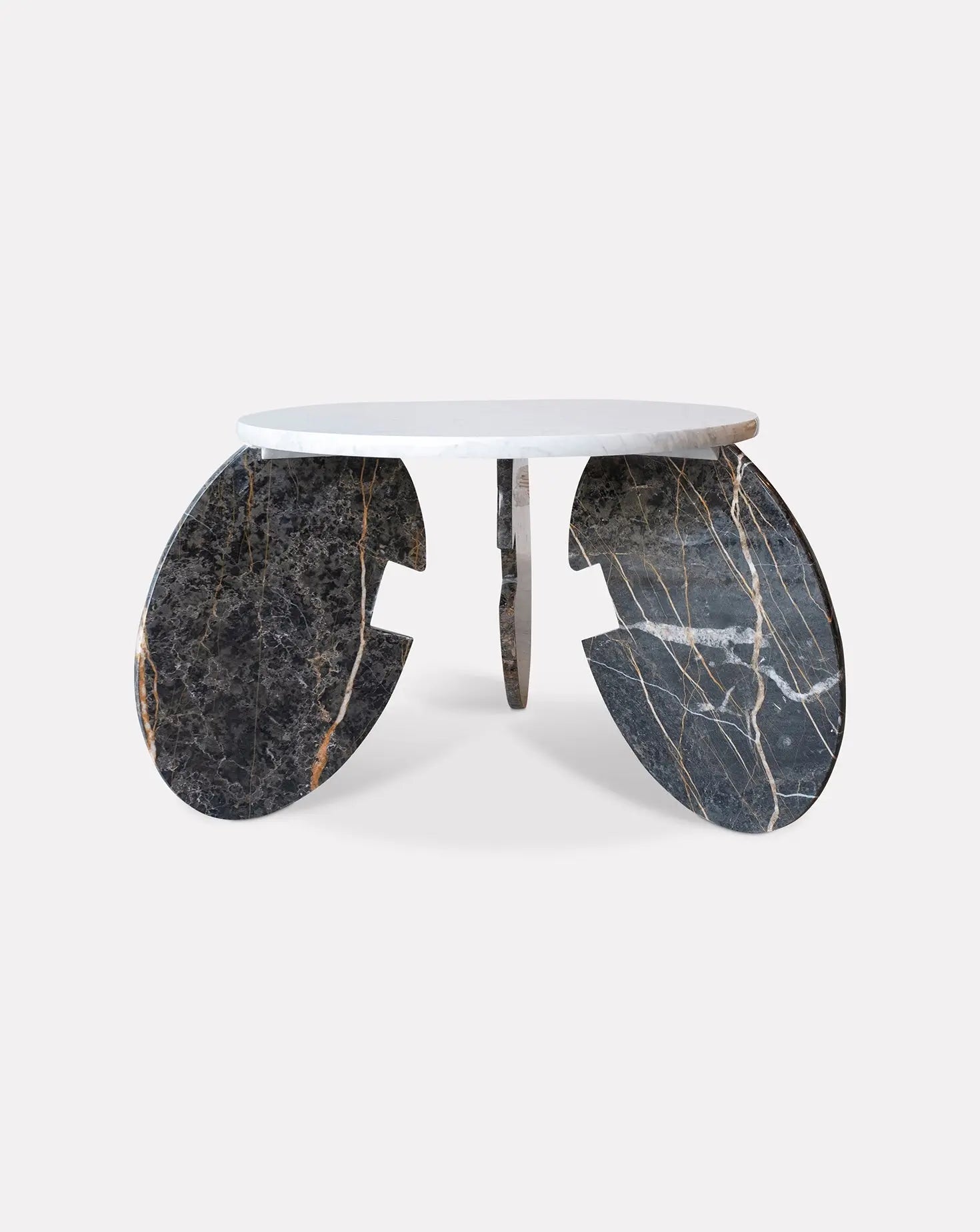 Port Laurent and Carrara Marble Coffee Table Stone Stackers