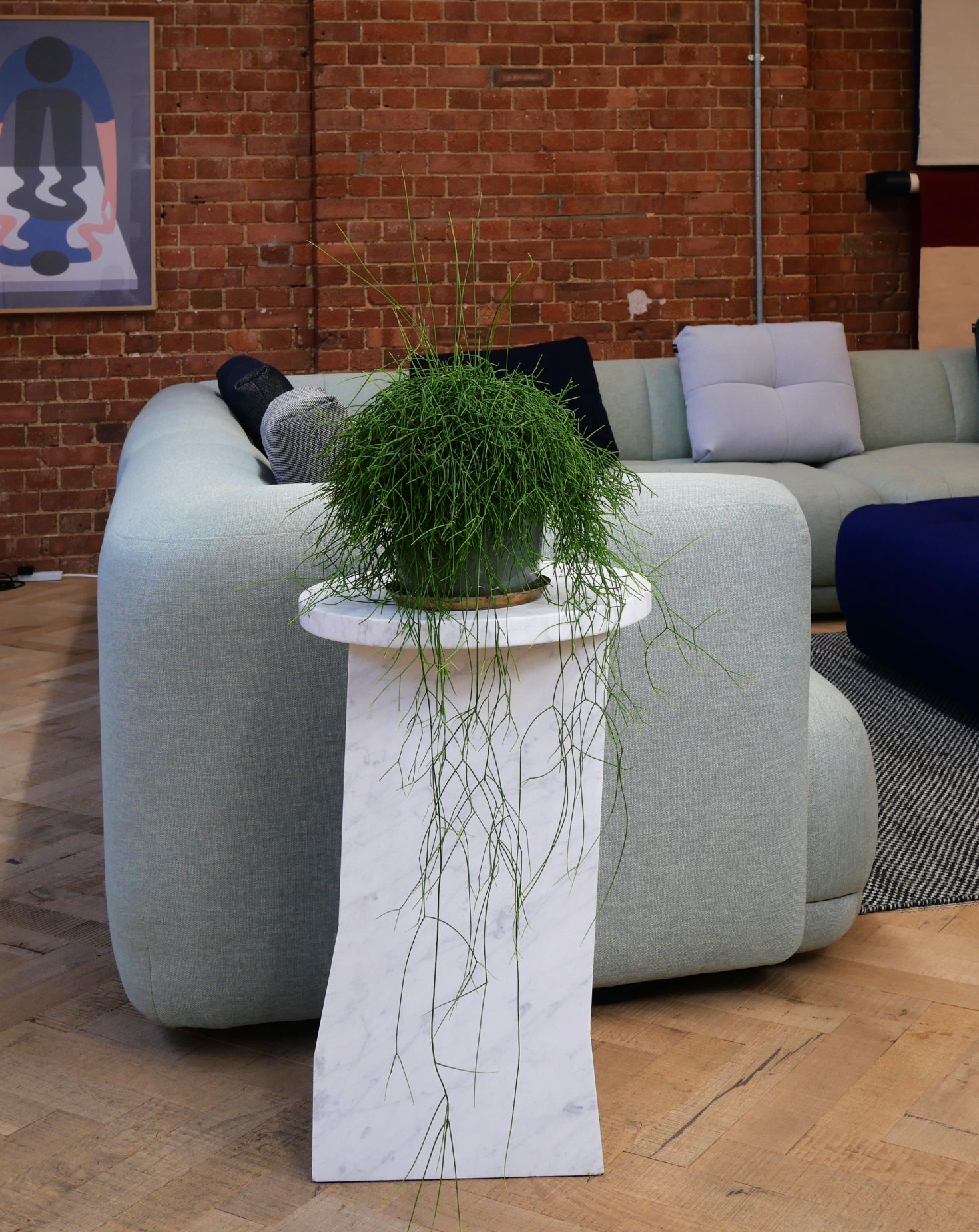 Precarious Marble Side Table