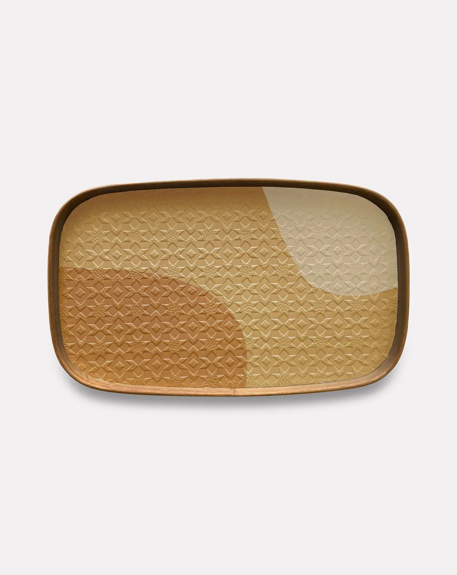 Rectangle Vide Beige Poche Tray Nada Debs