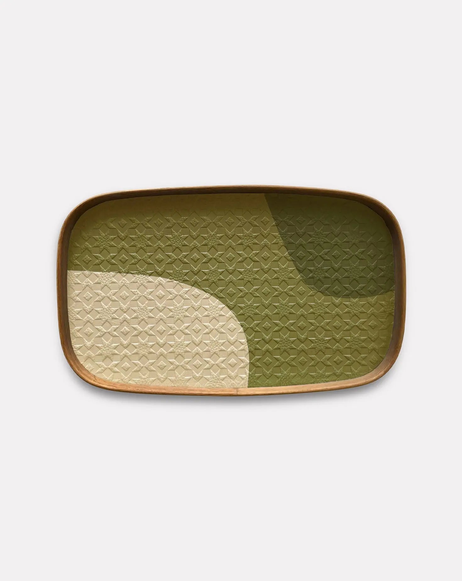 Rectangle Vide Green Poche Tray Nada Debs