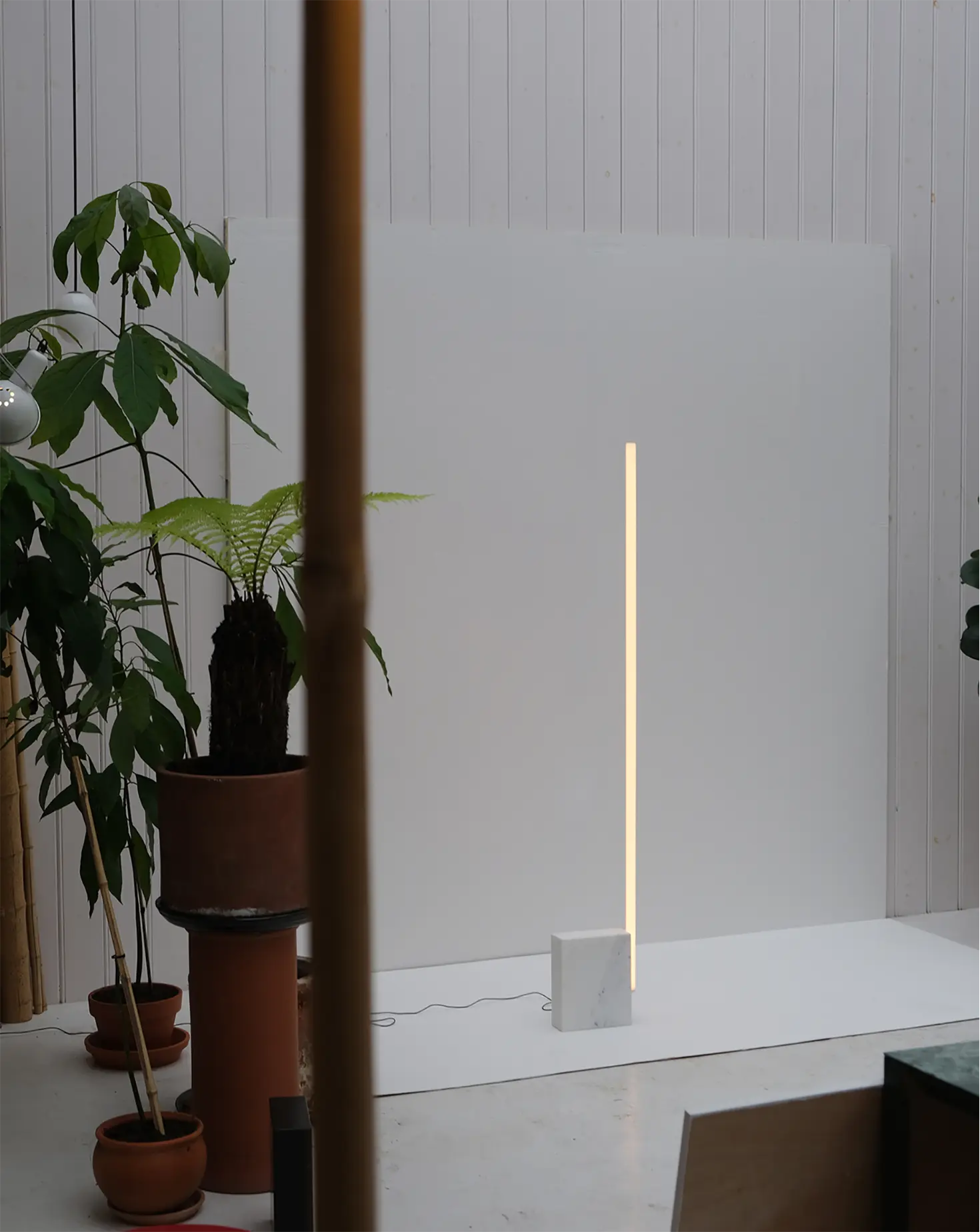 Relay 1.6 White Floor Lamp Michael Anastassiades