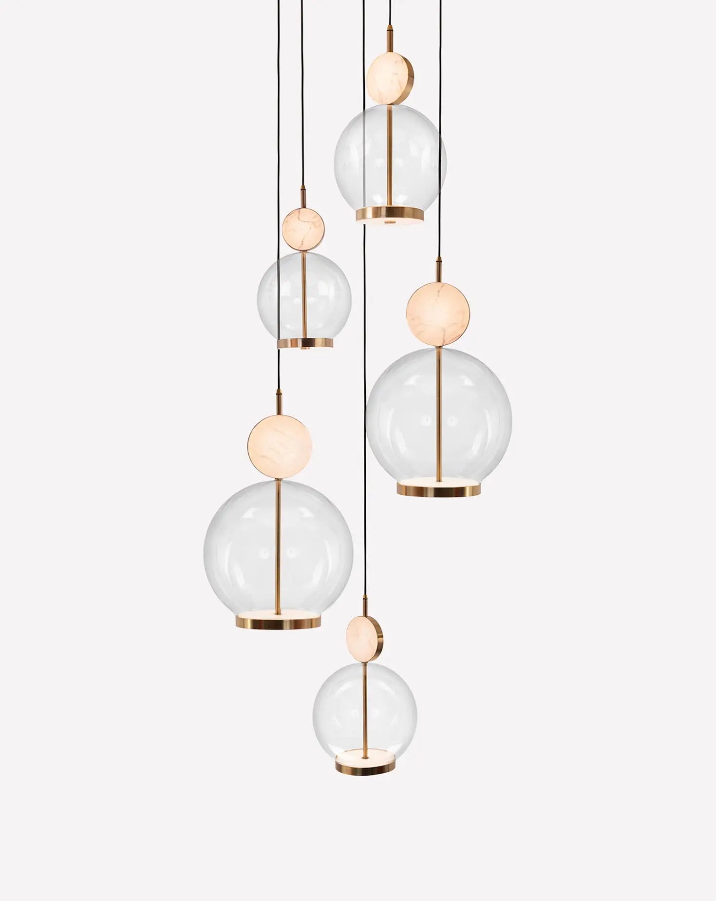 Rosa 5 Cluster Pendant Marc Wood