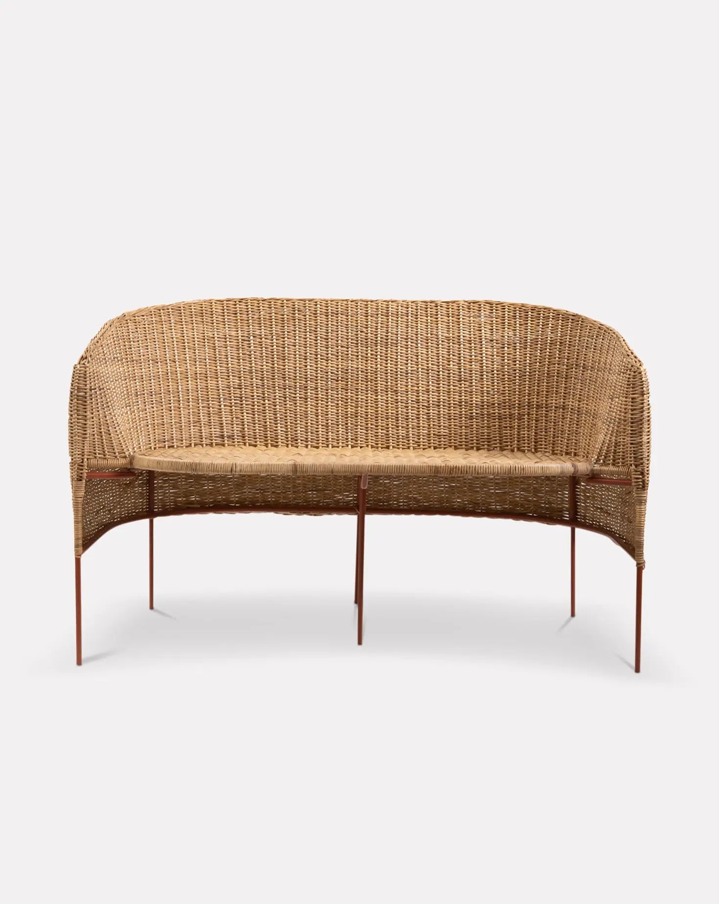 Sebastian Herkner Caribe Natural 2 Seater Bench Ames Living