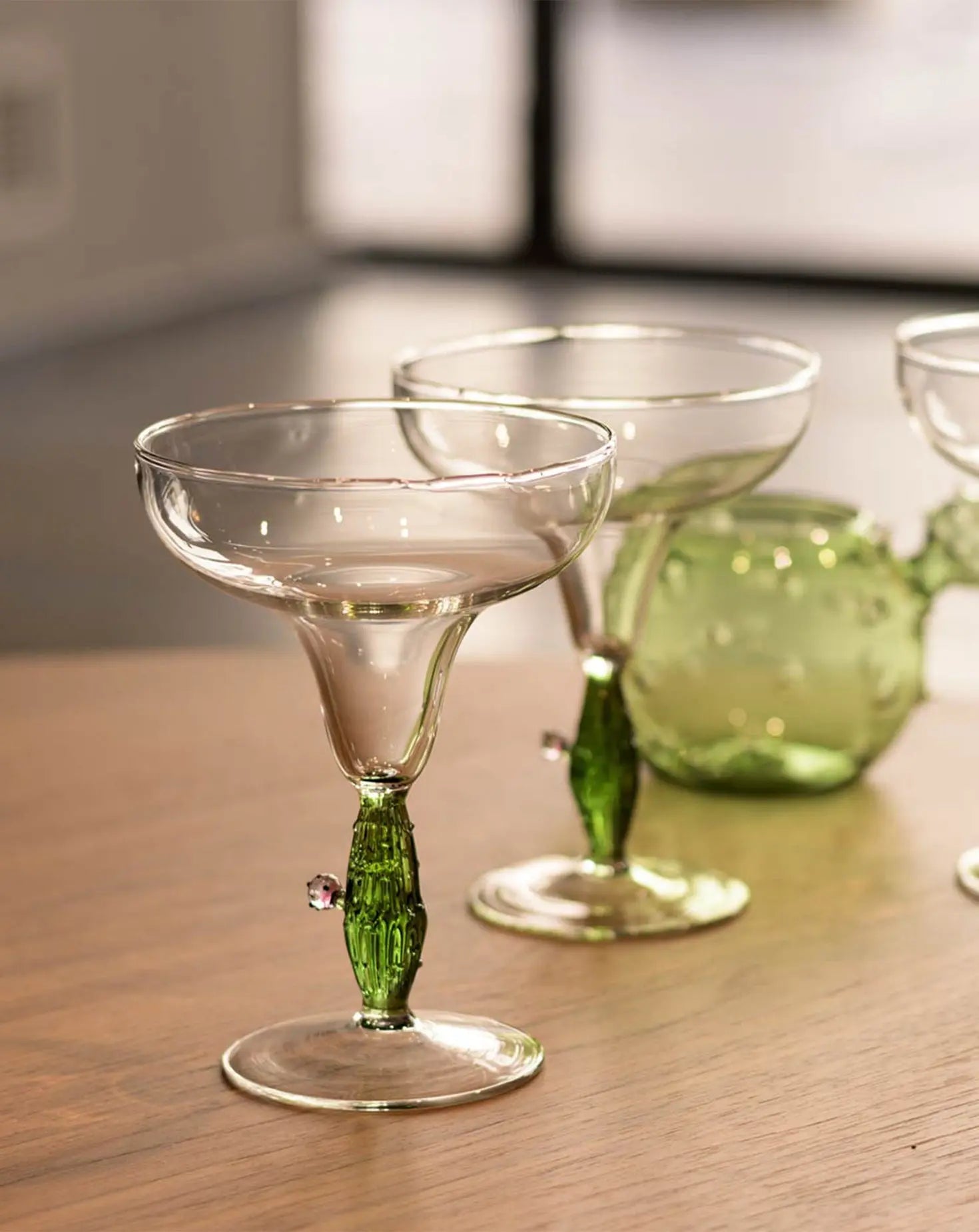 Set of 4 Cactus Mania Margarita Glasses Casarialto