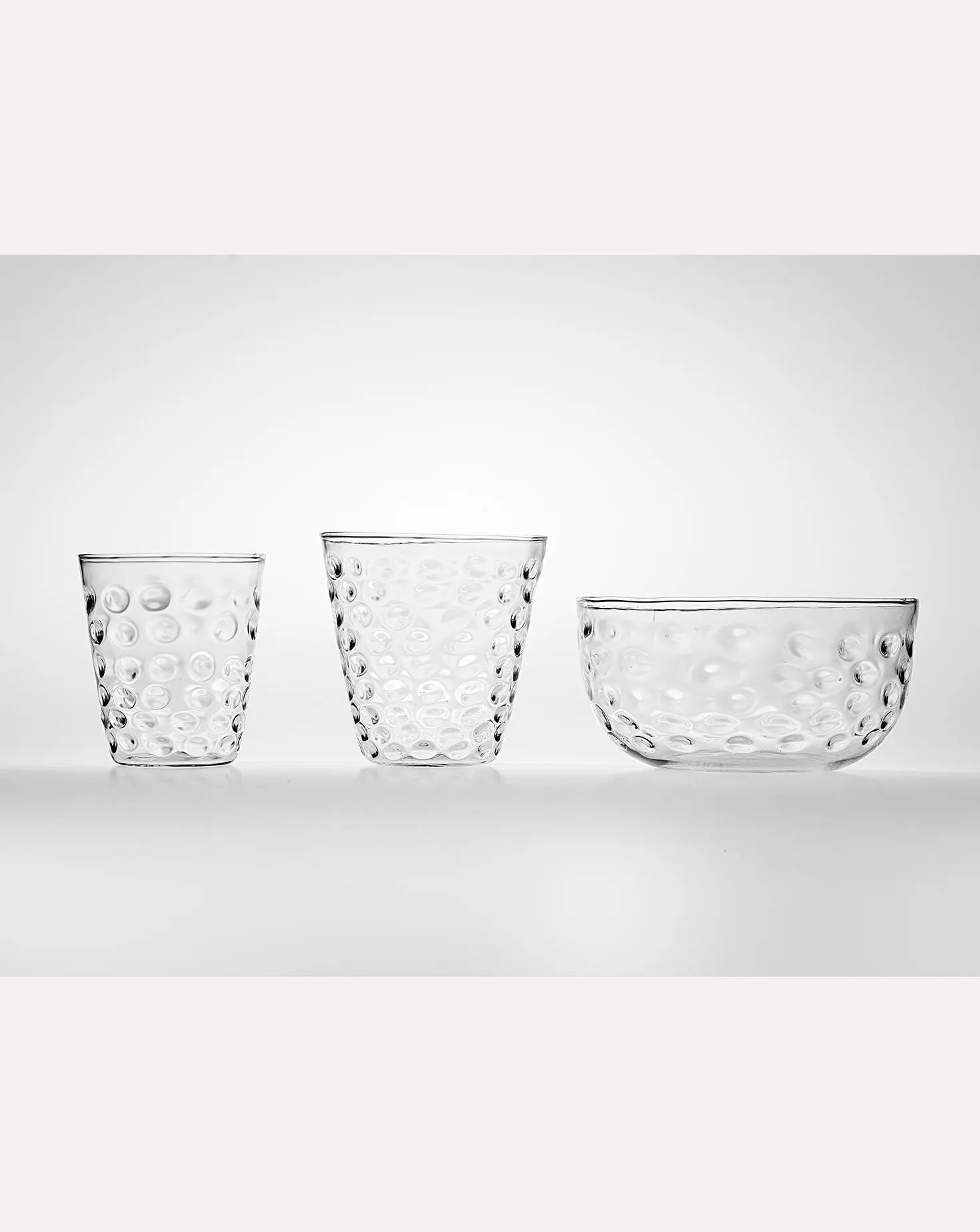 Set of 6 Bubble Water Glasses Casarialto