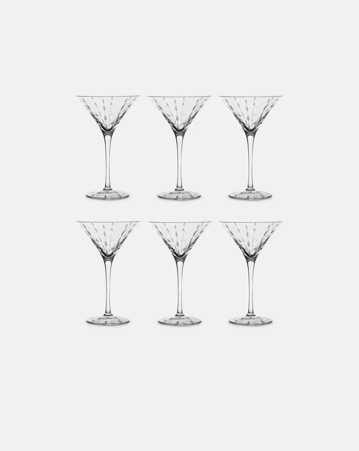 Set of 6 Perla Cocktail Glasses Artel