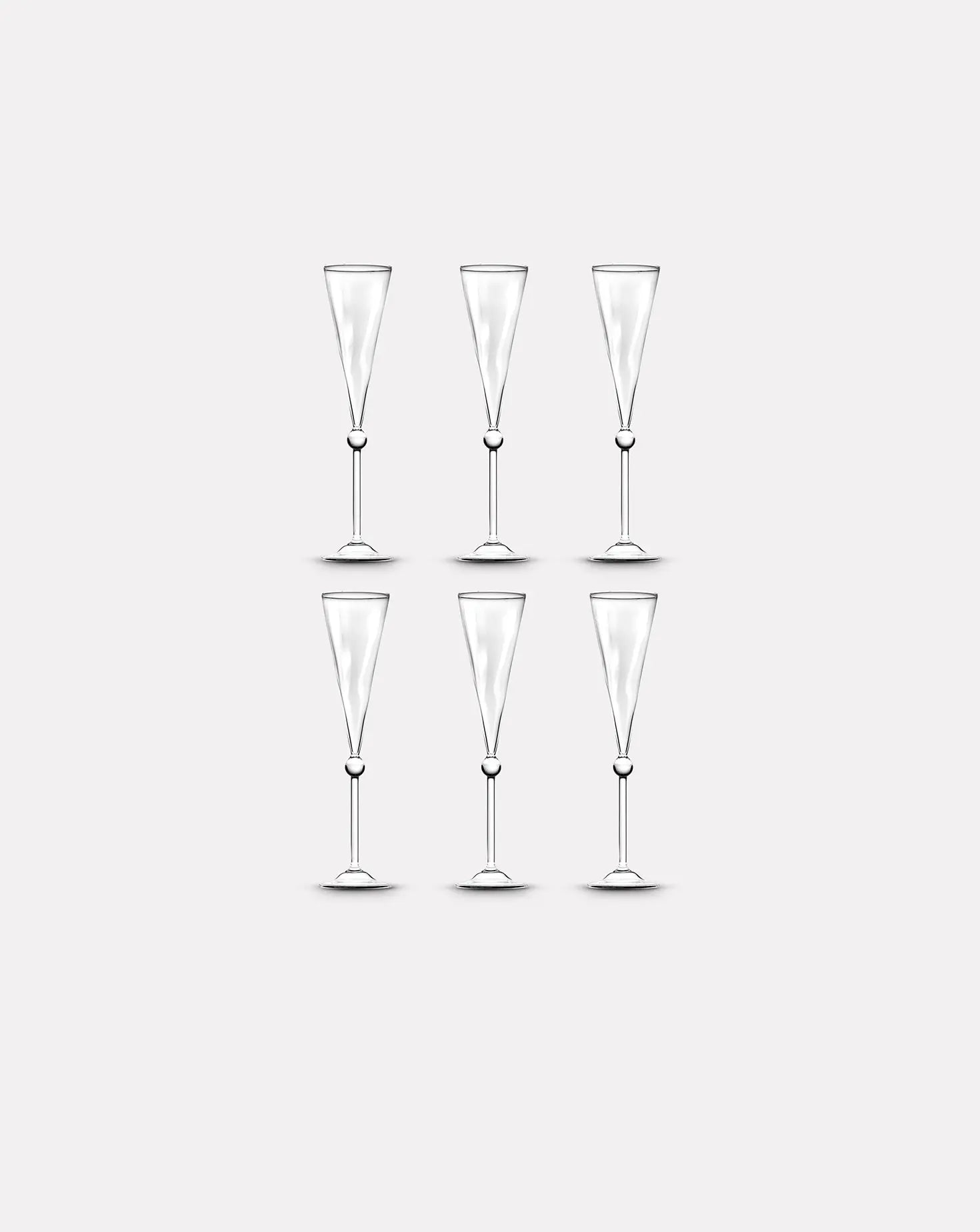 Set of 6 Twisted Flutes Casarialto