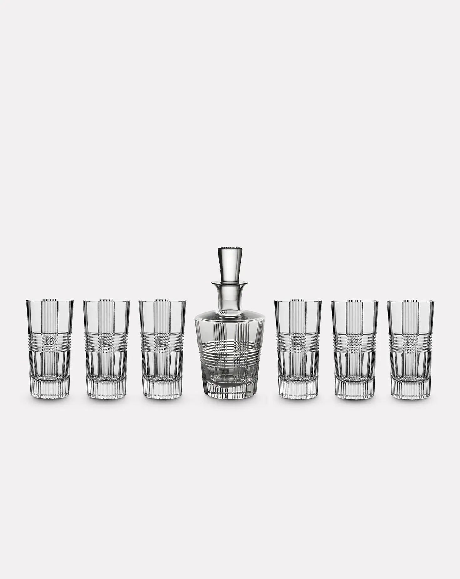 Set of 6 Viden Highball Glasses and Decanter Artel