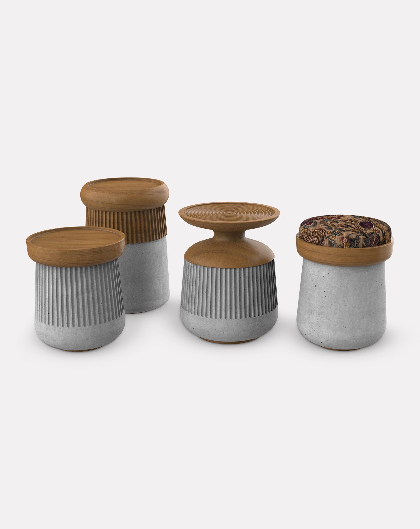 Shail Pods I Wood Side Table