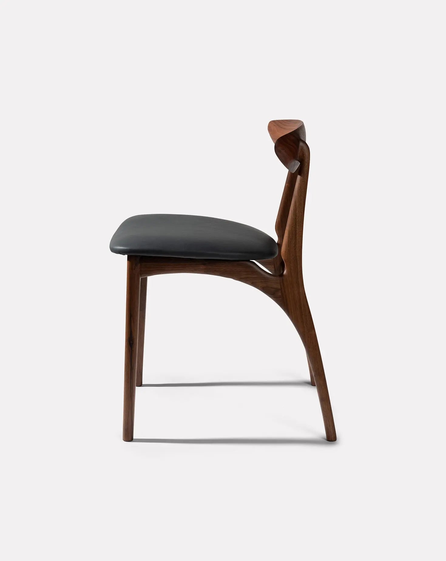 Shanowen Walnut Heavenly Grey Dining Chair Modet