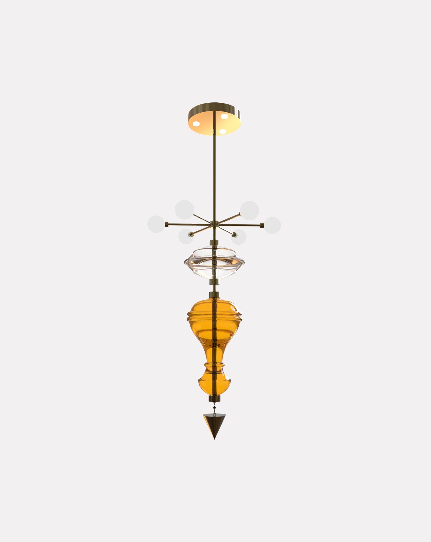 Shikhara 6 Feet Hanging Pendant Light