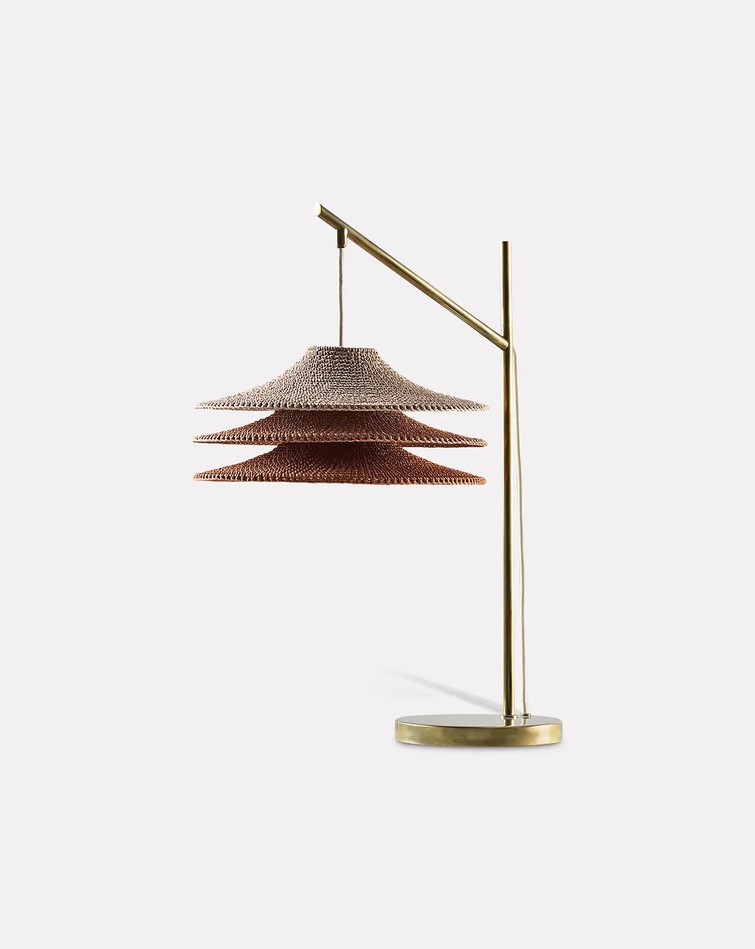 Simple Shade Rust Marl Table Lamp Naomi Paul