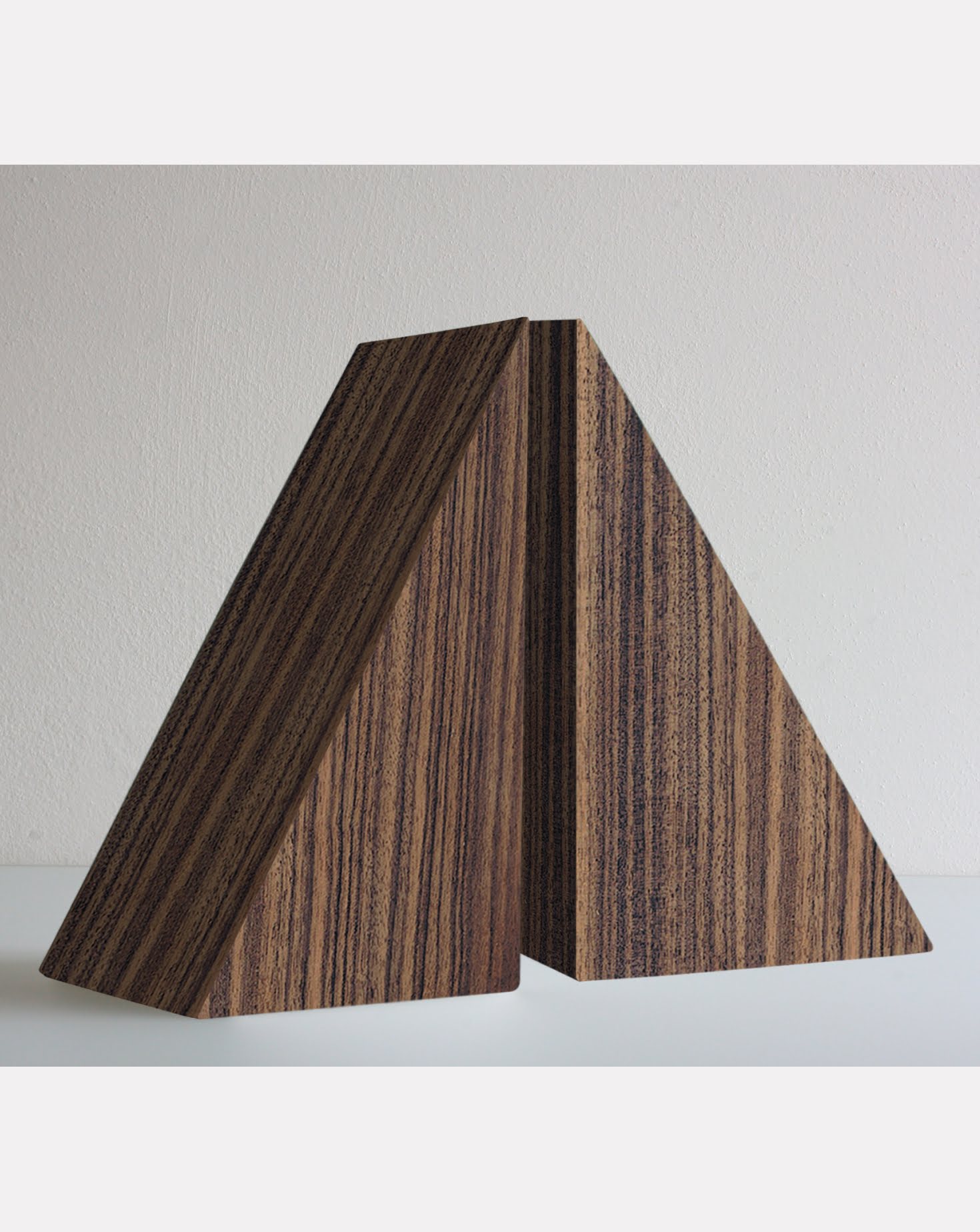 Single Ebony Makassar Bookend