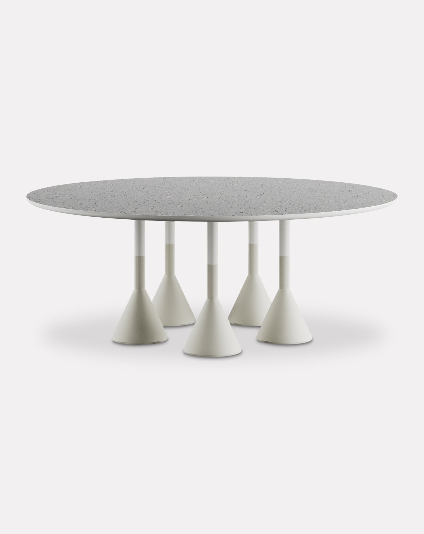 Soleil Round Beige Dining Table HOMMÉS Studio