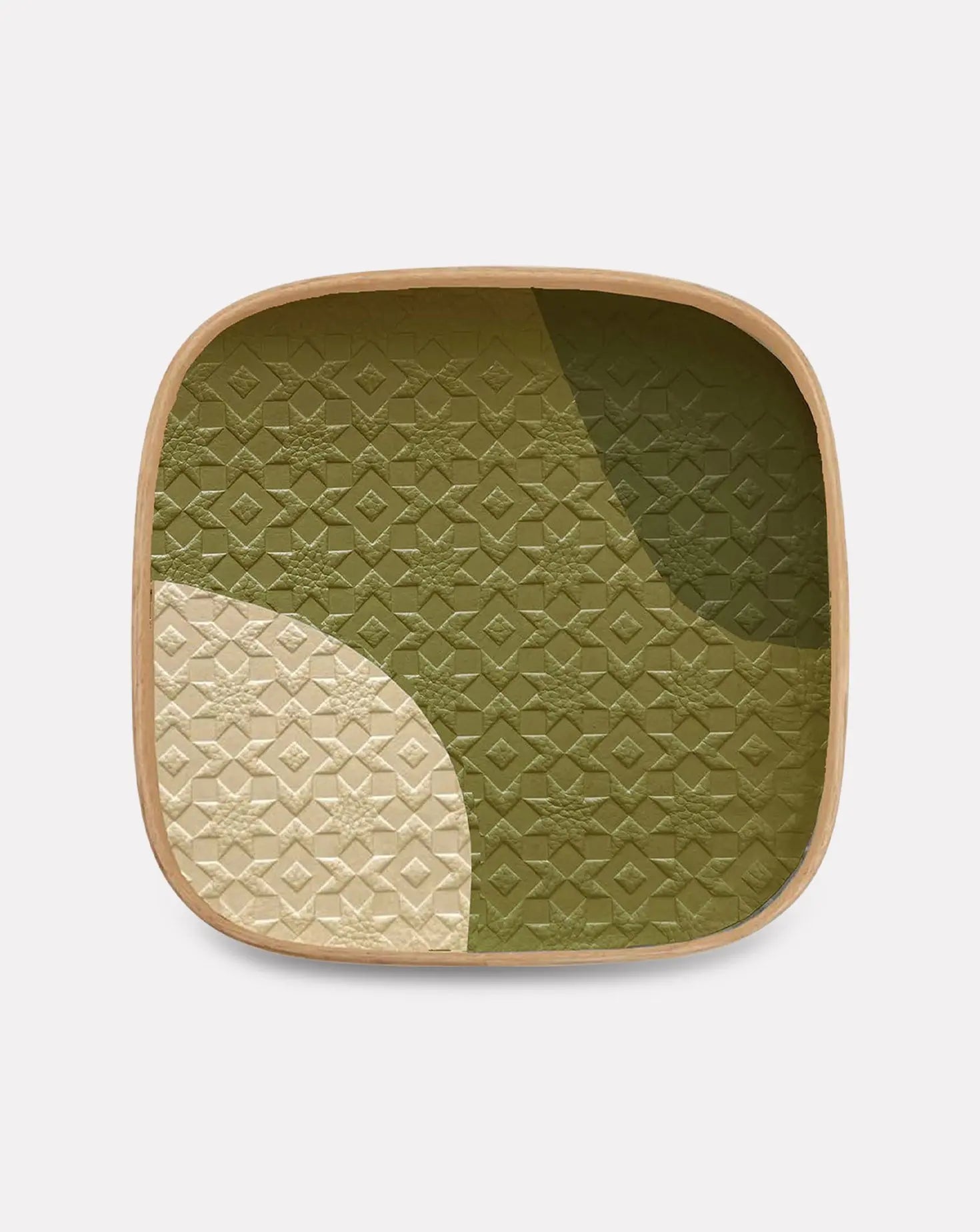 Square Vide Green Poche Tray Nada Debs