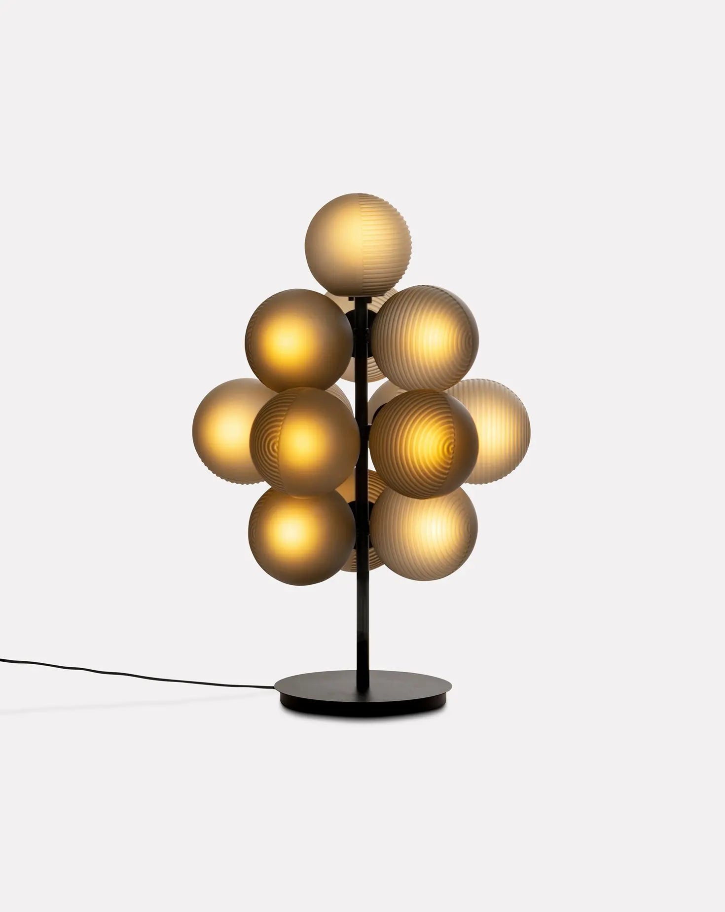 Stellar Grape Smokey Grey Floor Lamp Small Pulpo