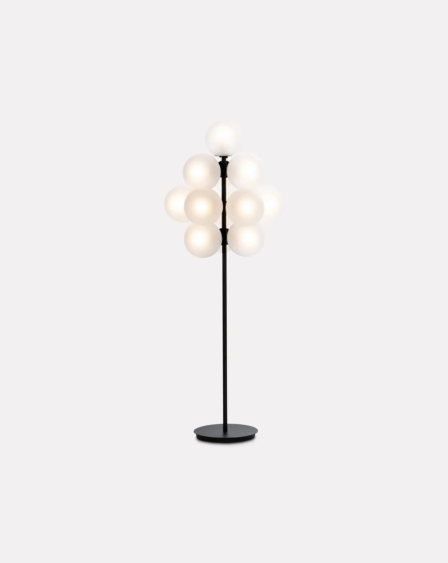 Stellar Grape Transparent Floor Lamp Tall Pulpo