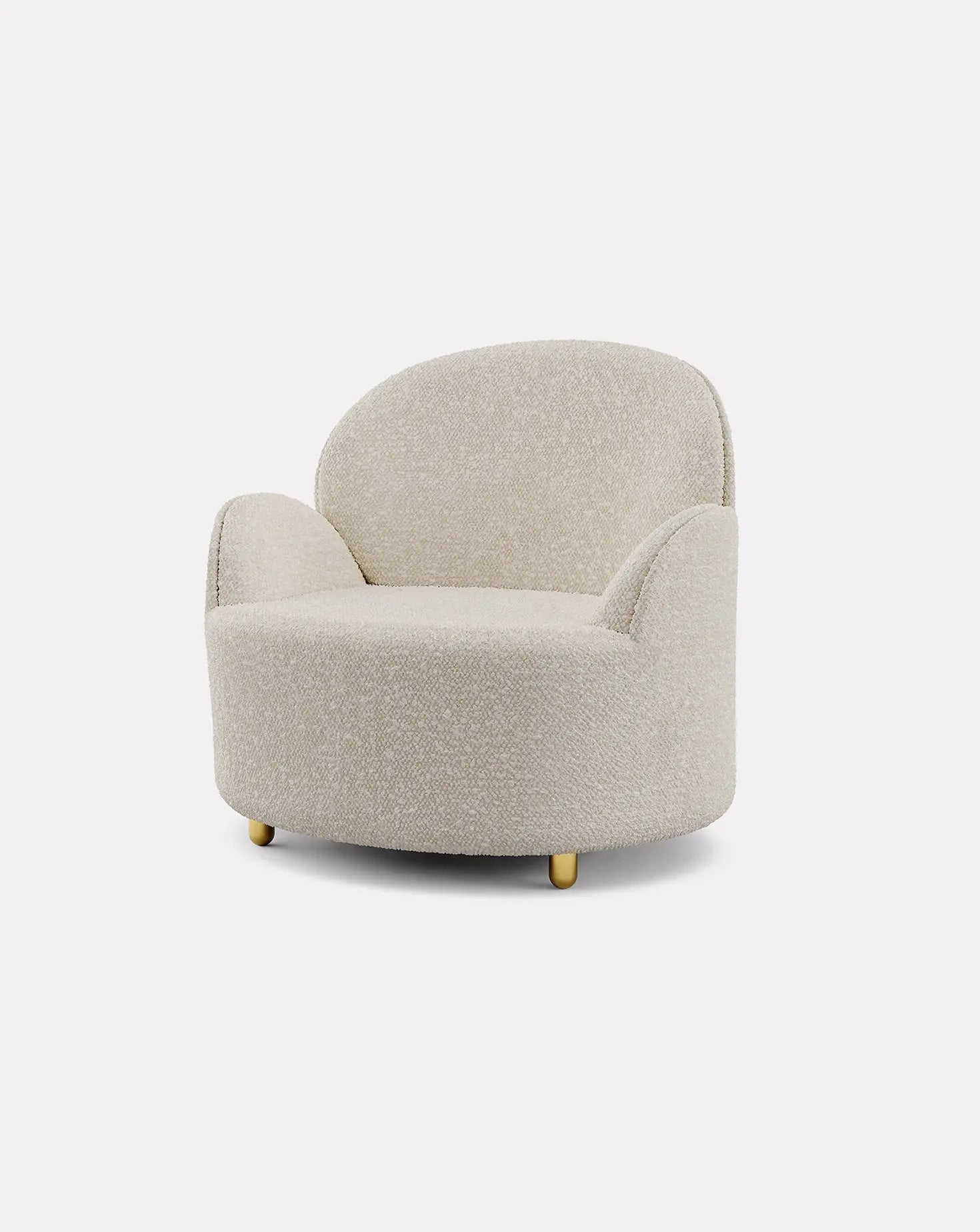 Nika Zupanc Strings Ivory Armchair Scarlet Splendour