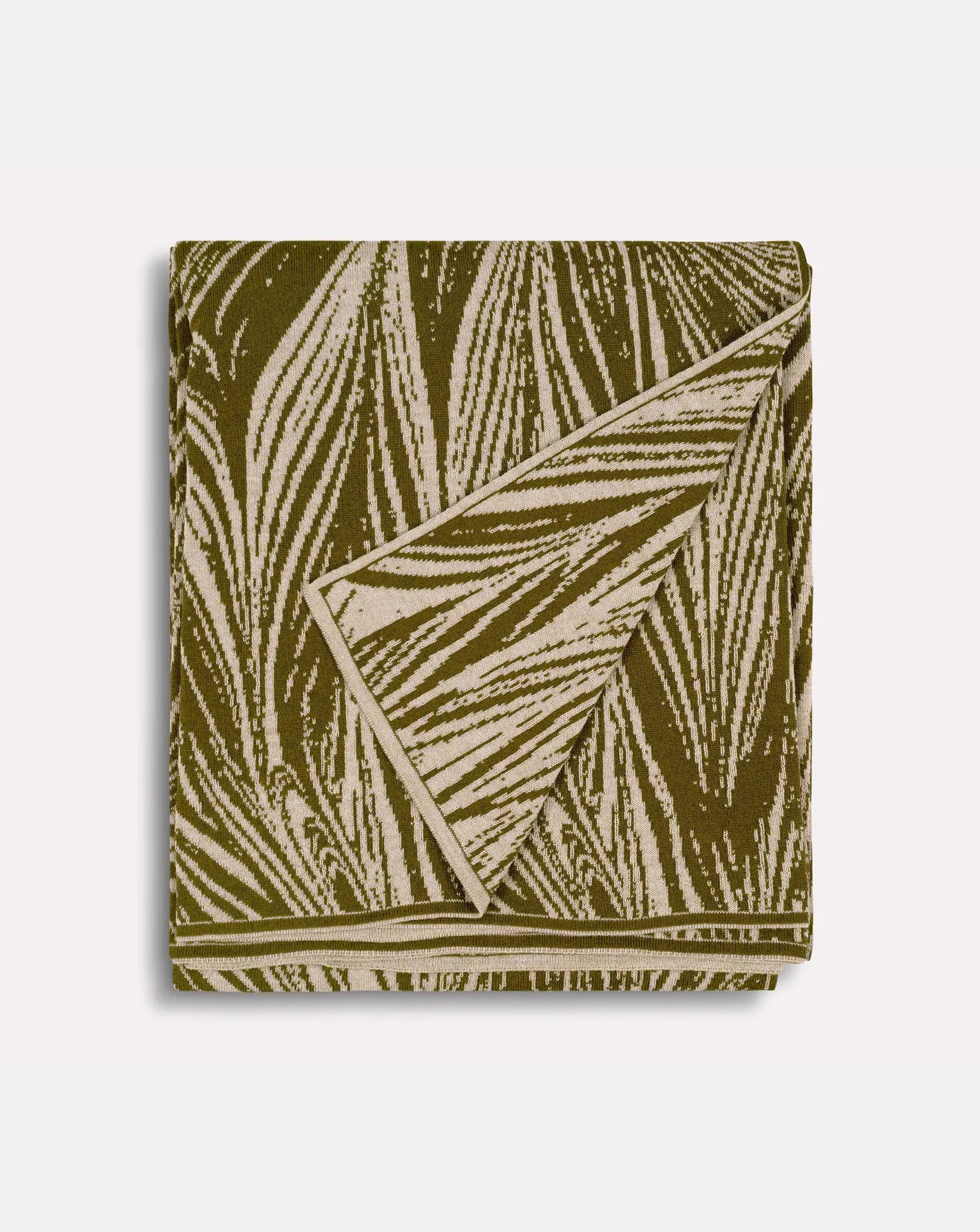 Swirl Moss Throw Ambar