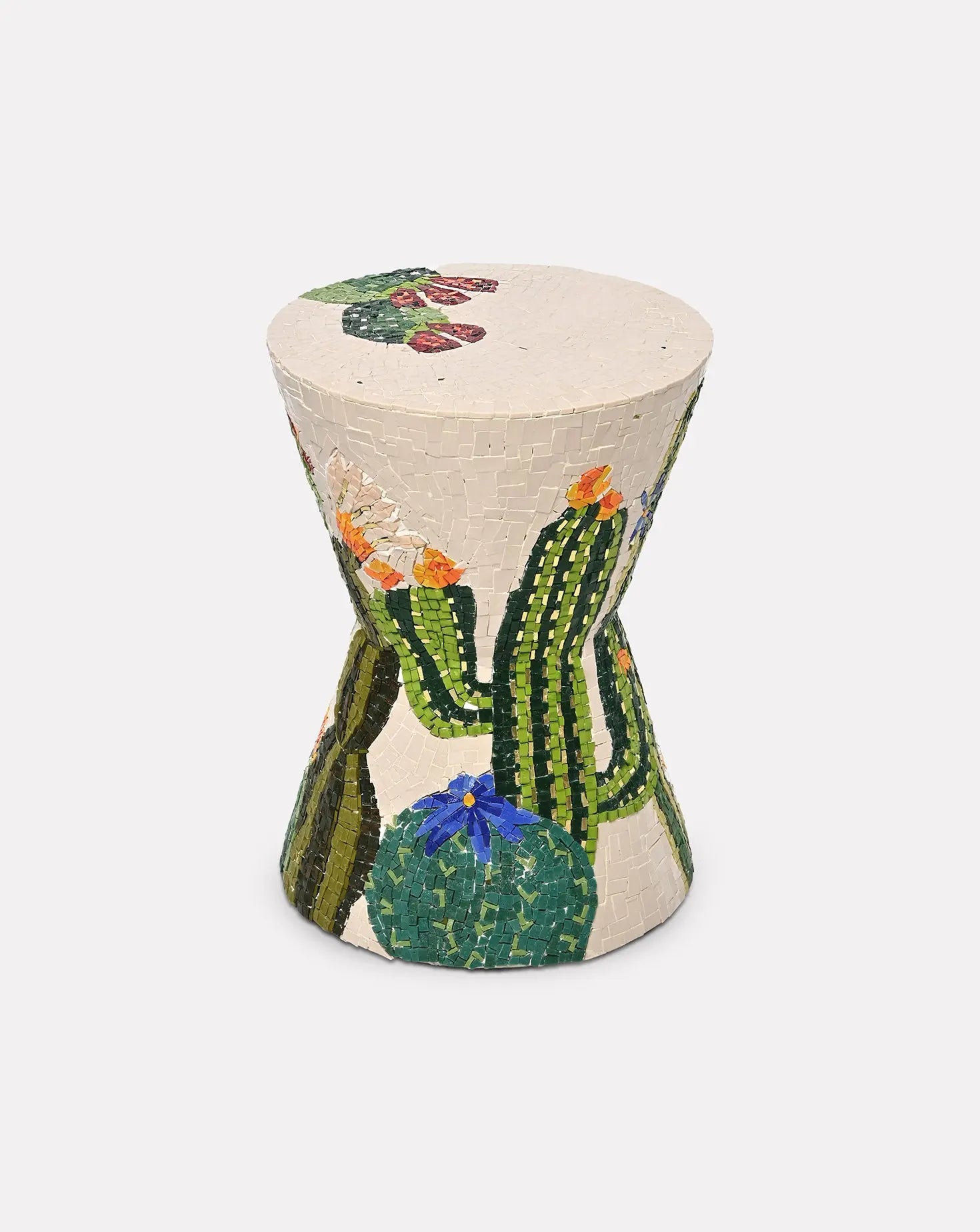 Tequila Bum Bum Handmade Mosaic Stool Casarialto