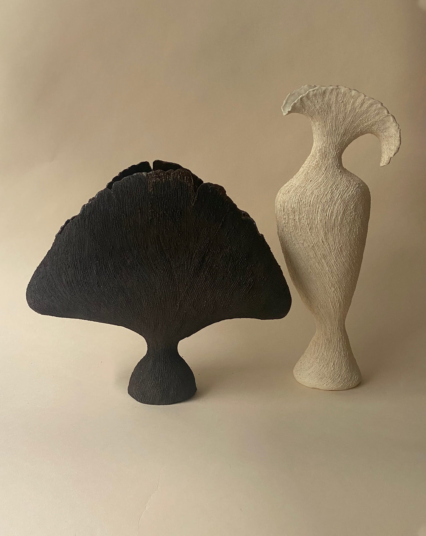 The Gingko Black Sculpture