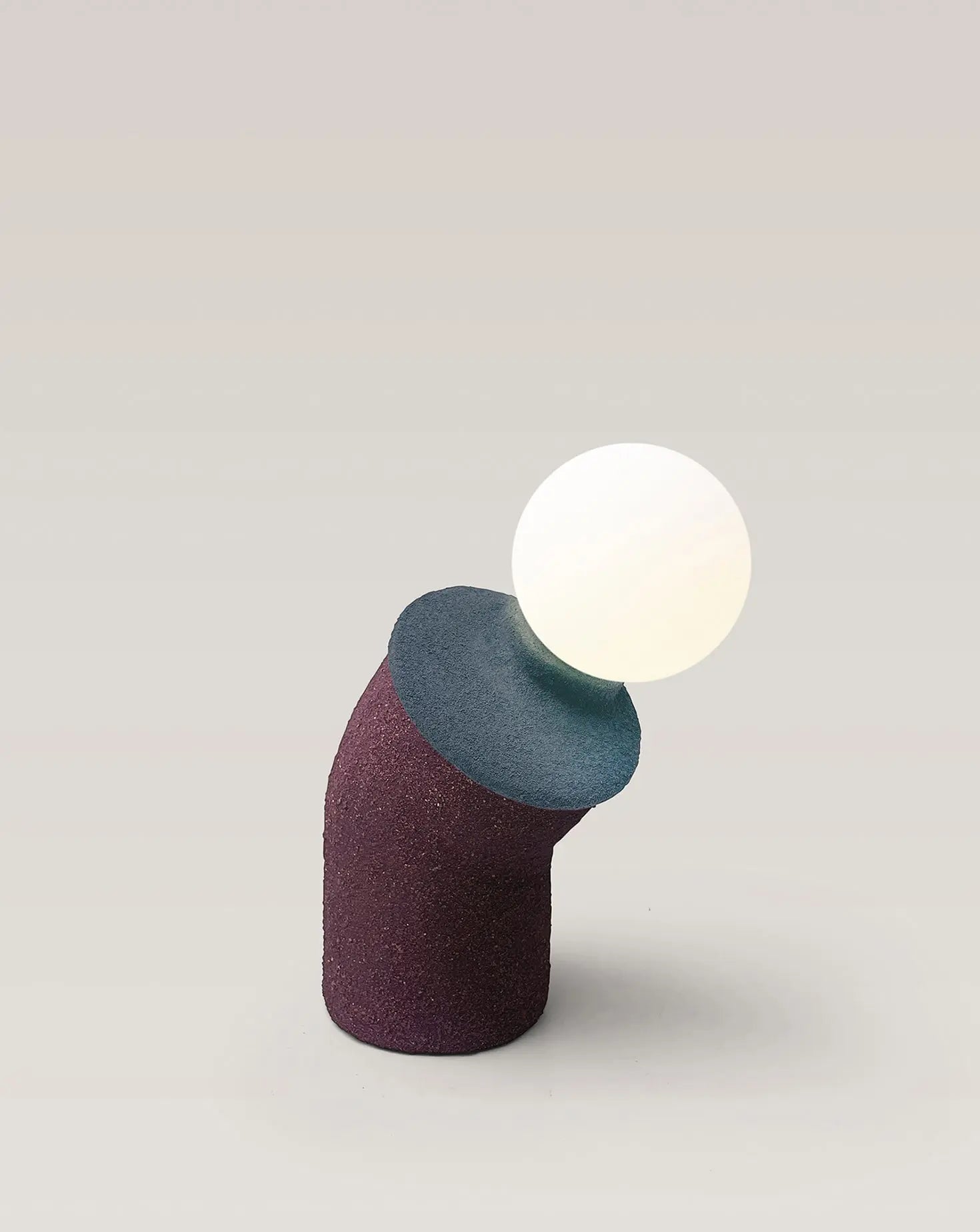 The Thinker Plum Table Lamp Nicola Cecutti