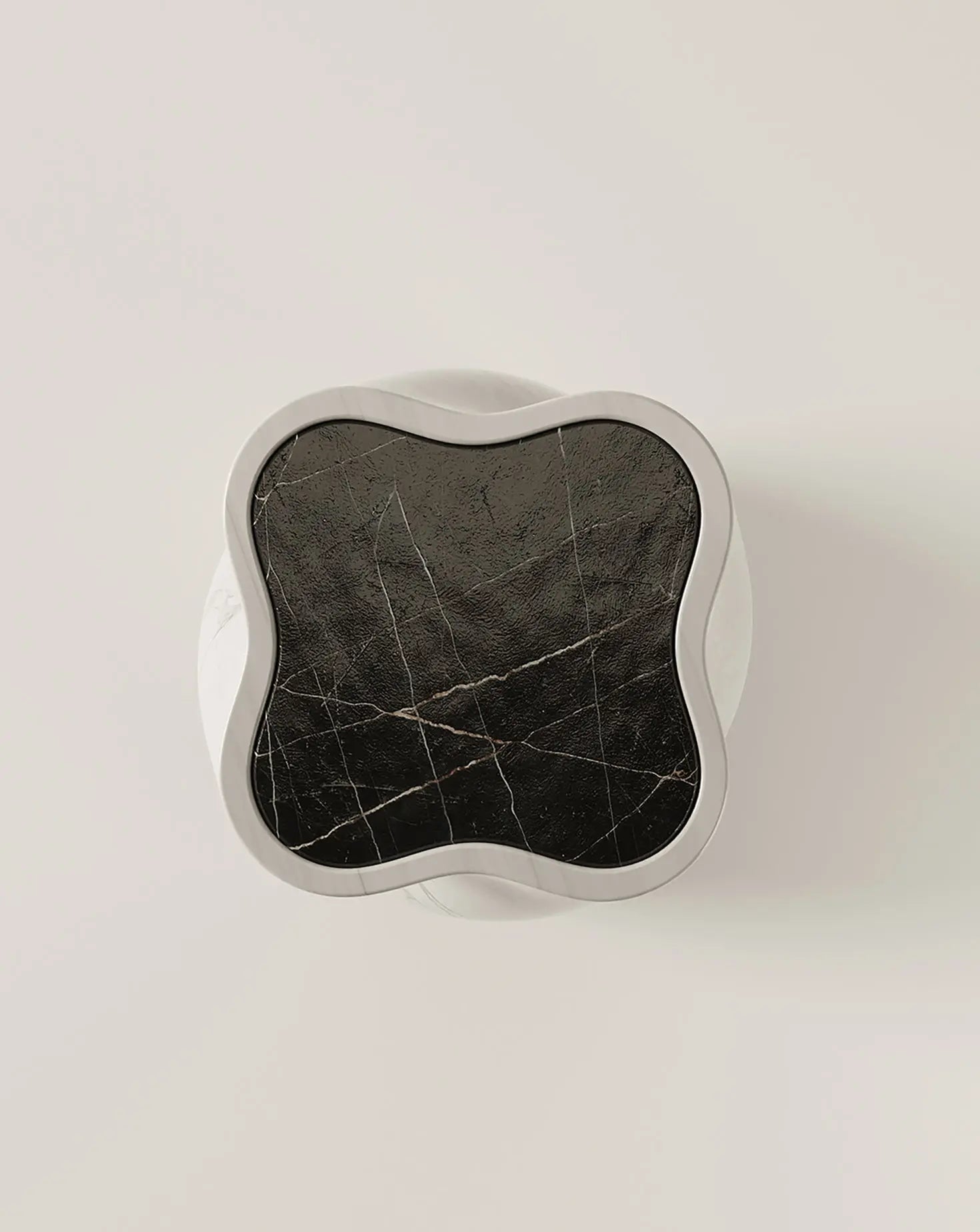 The U Line Alicante and Nero Marquina Table Burgio