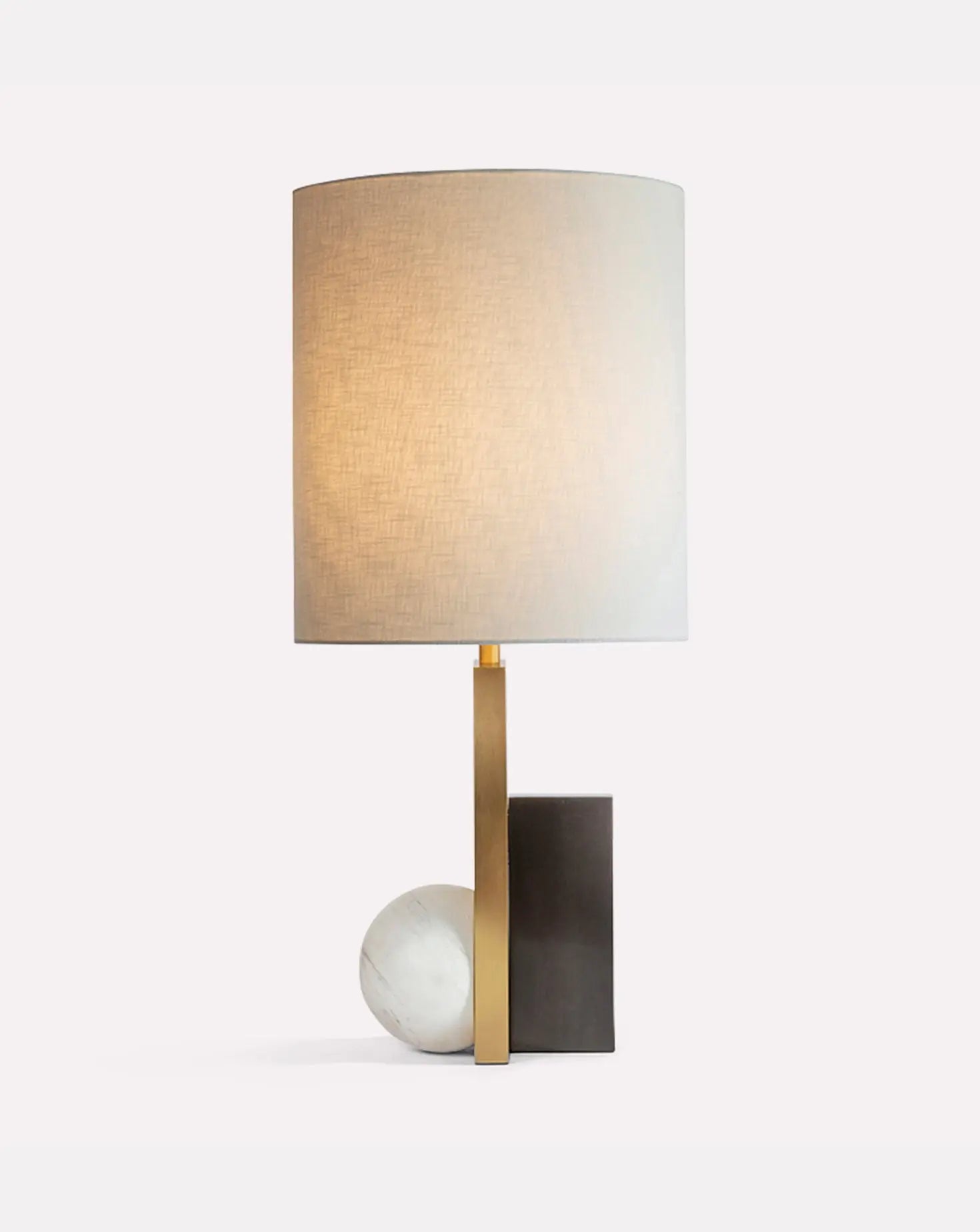 Triadic Table Lamp Square In Circle