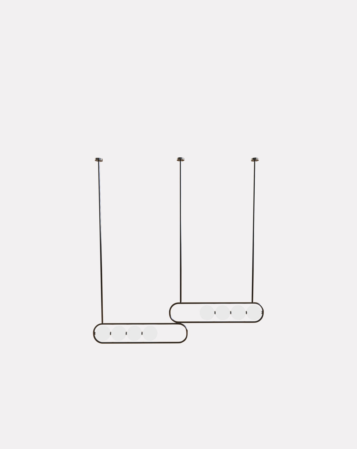 Twin Steel Light Tall by Arjun Rathi Design | Curio