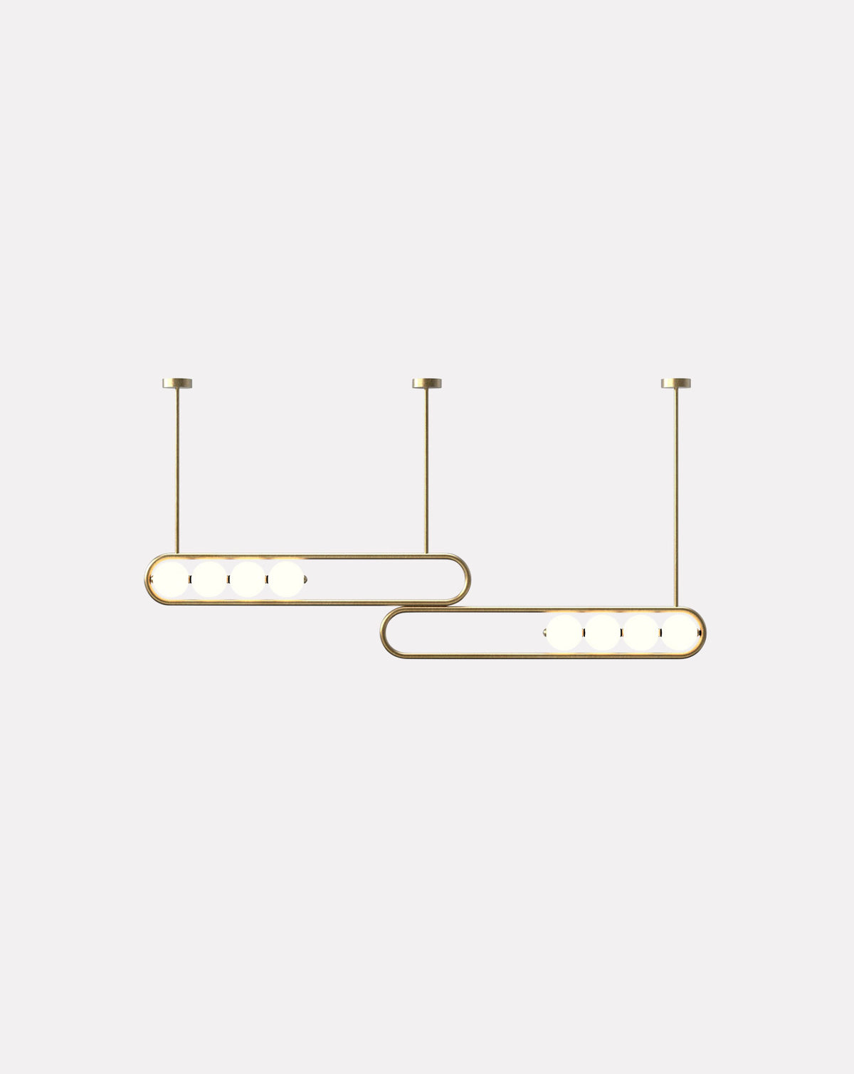 Twin Brass Light by Arjun Rathi Design | Curio