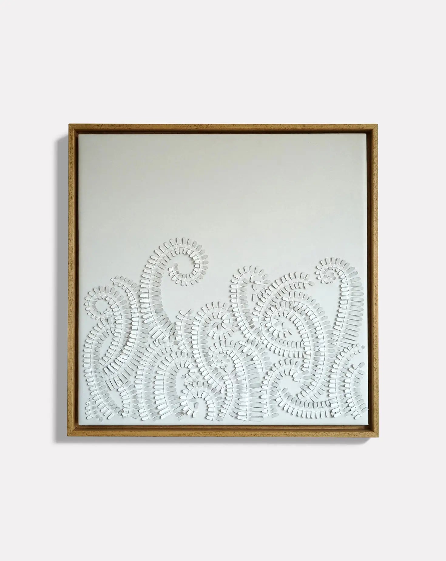 White Fern Wall Art Louise Heighes