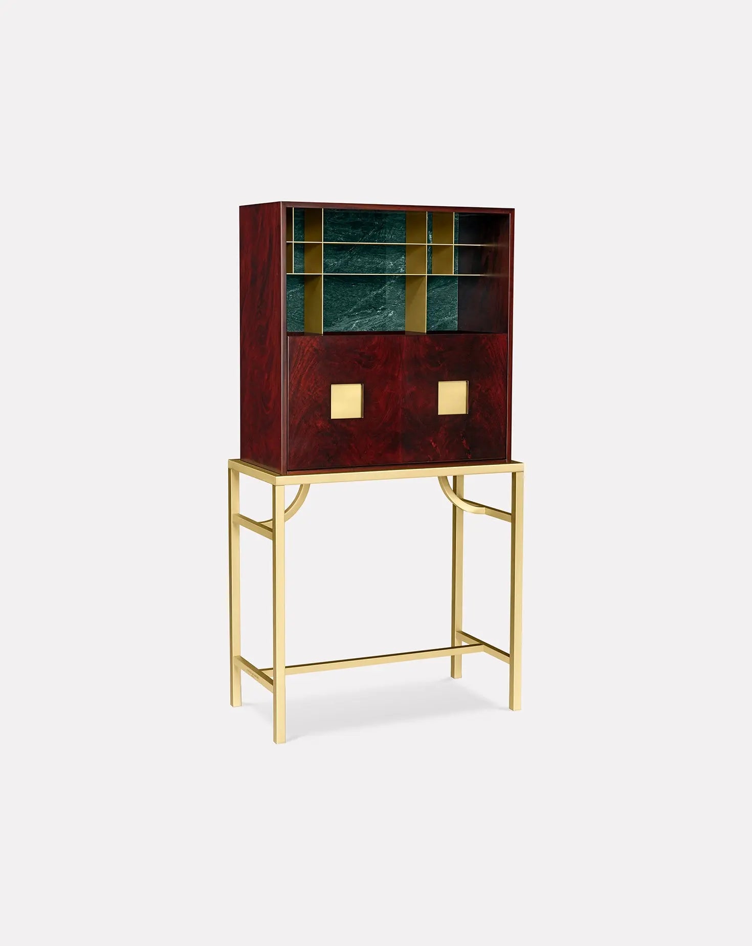 Paolo Rizzatto Zuan Mahogany Wood Large Cabinet Ghidini 1961