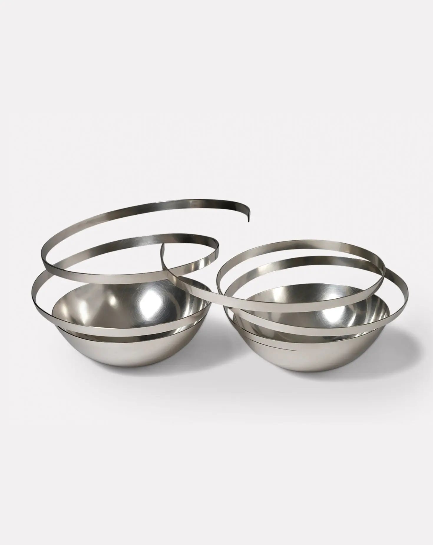 Sterling Silver Double Connected Bowls Ane Christensen