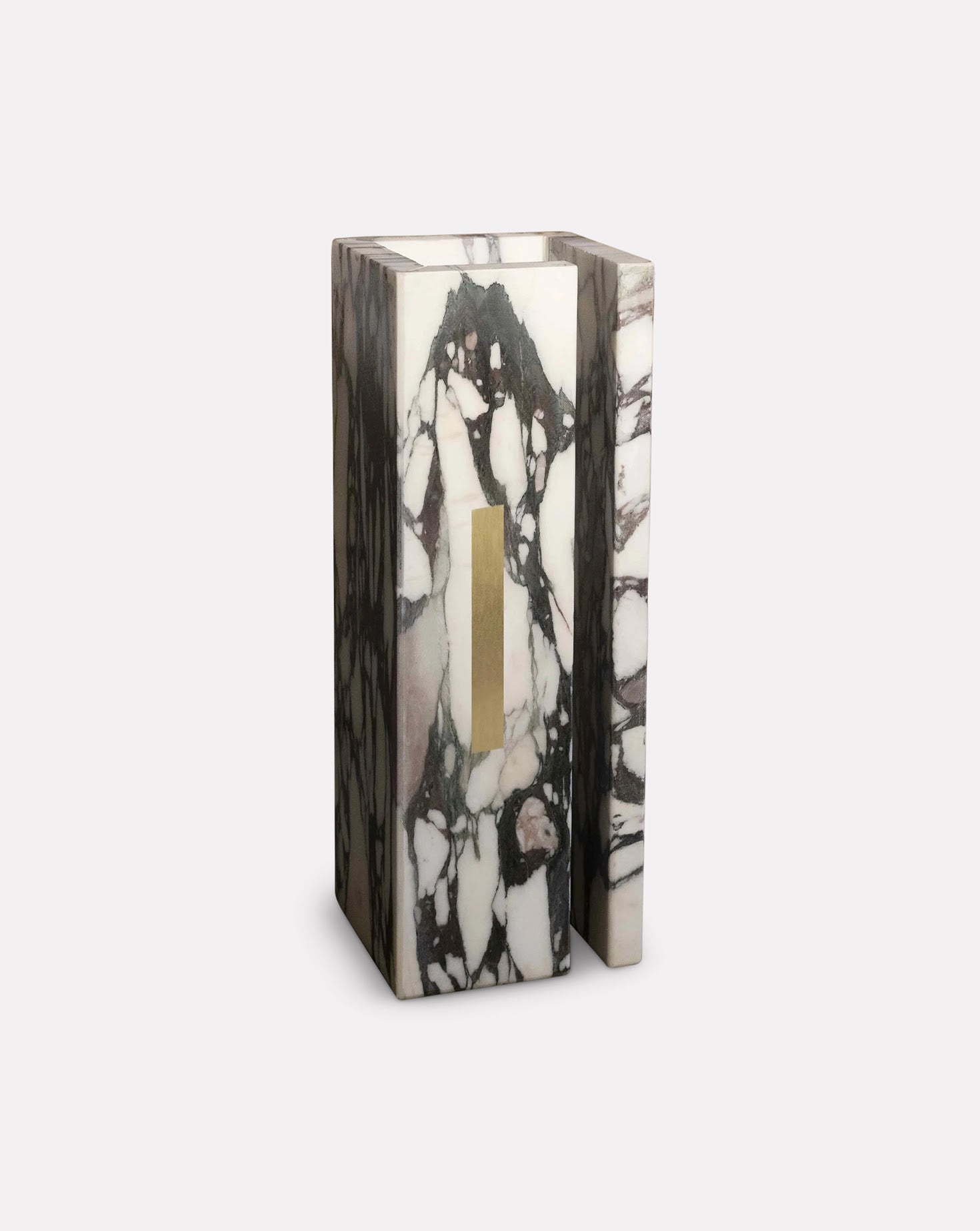 03-C Marbre Calaca:a Viola Table Lamp