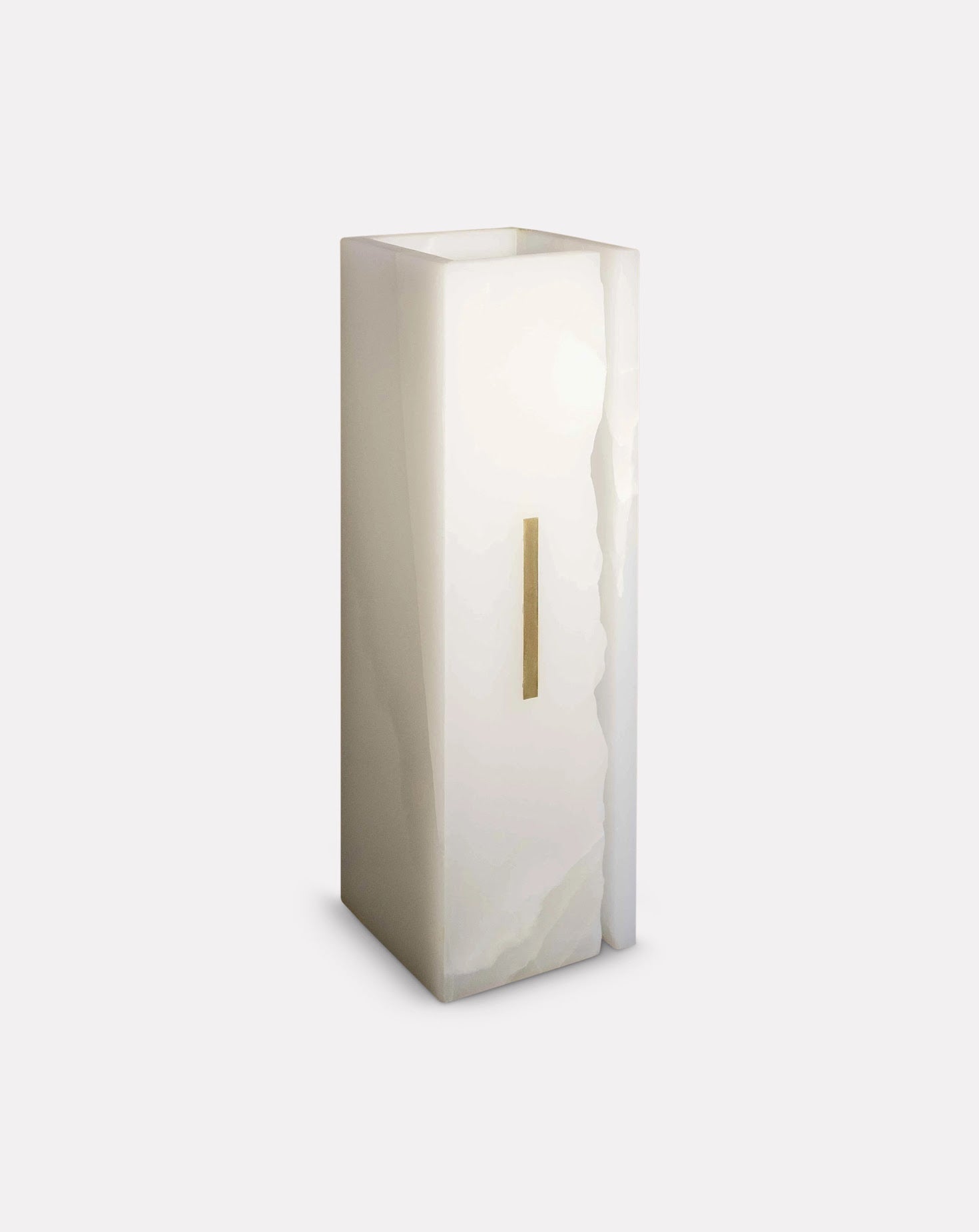 03-C White Onyx Marble Table Lamp