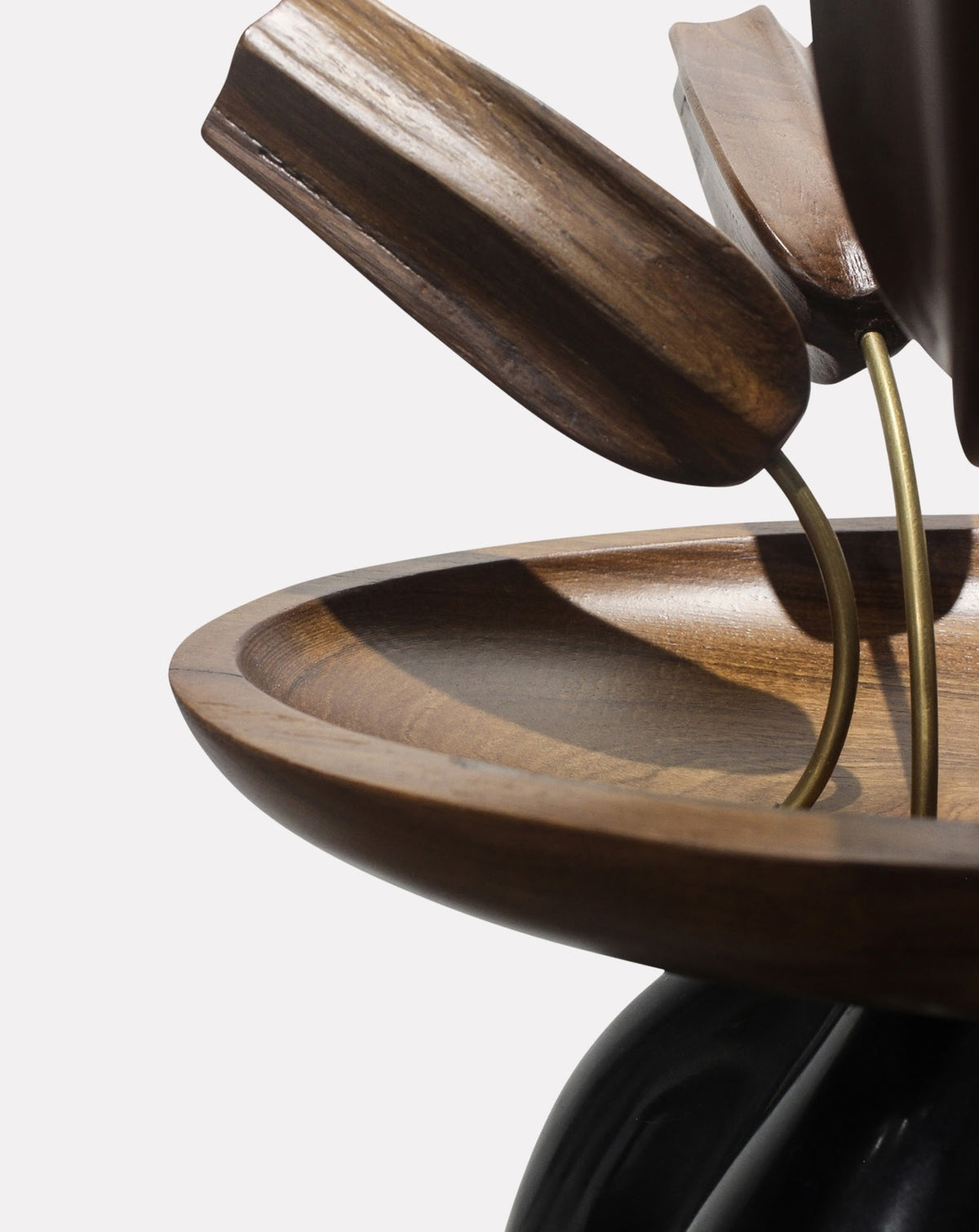 Artisanal marble and wood objet for collectors who value provenance and craftsmanship