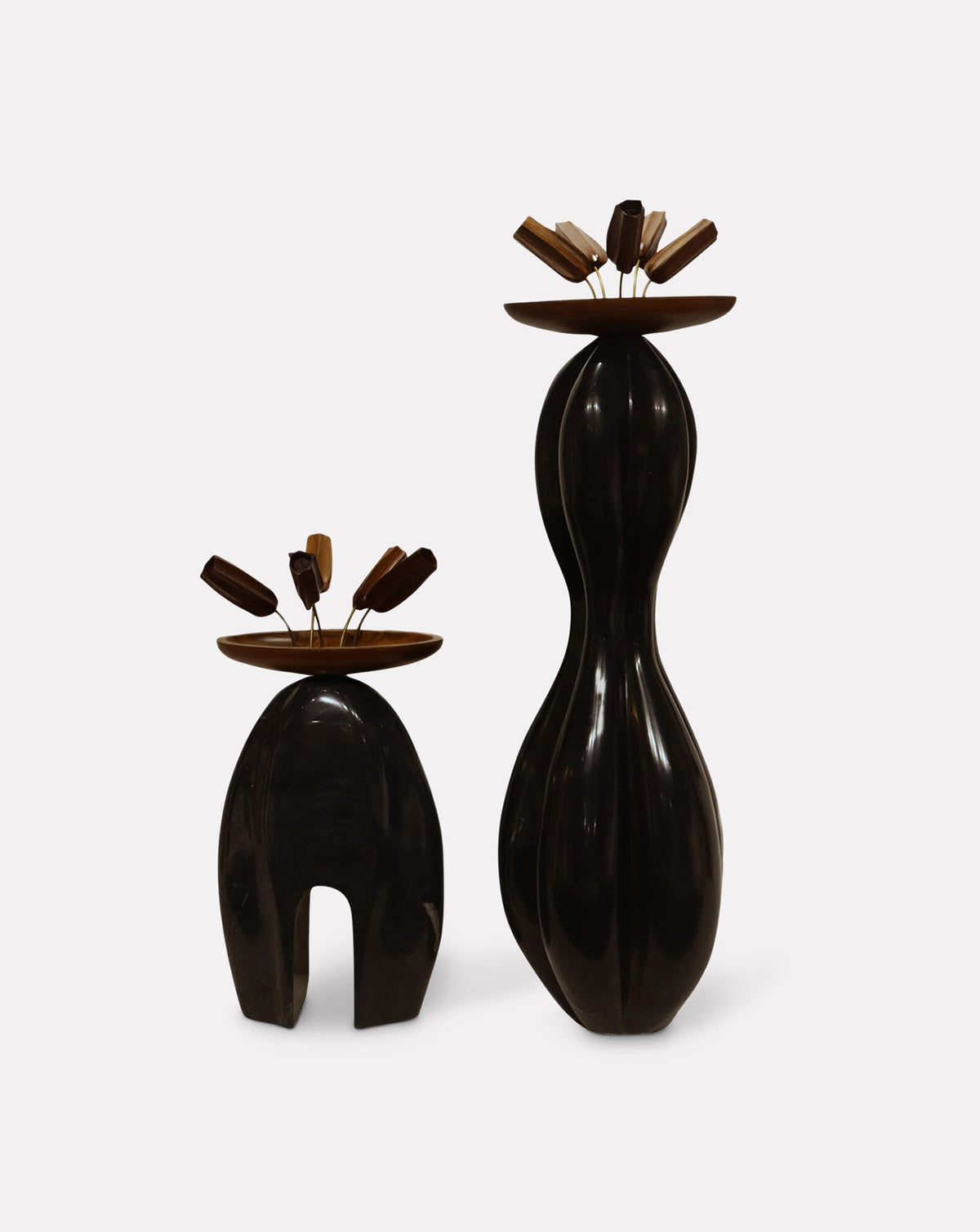 Forest-inspired forms expressing our interconnectedness with the natural world
