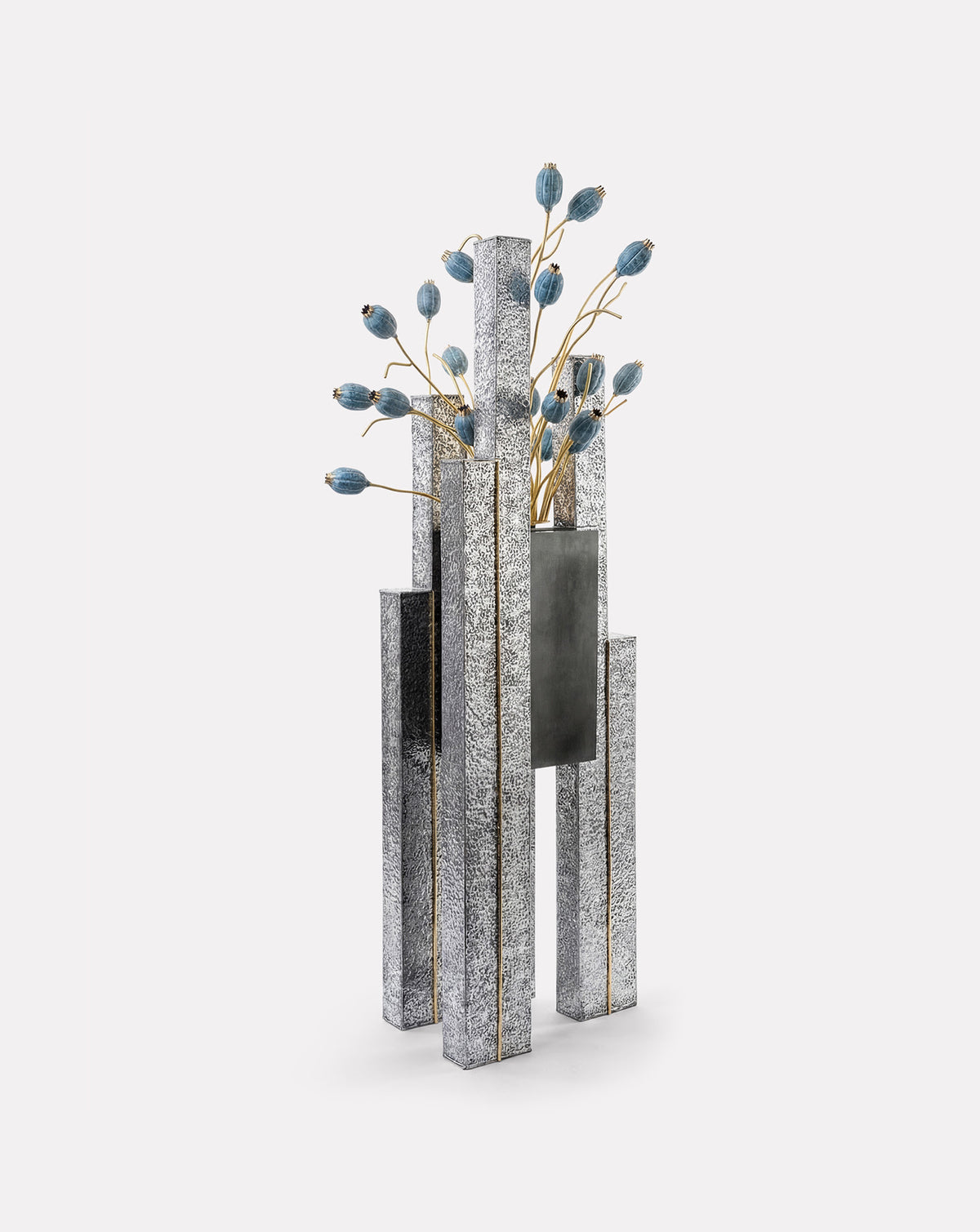 Customisable dimensions available on this handcrafted Brutalist inspired sculpture for collectors