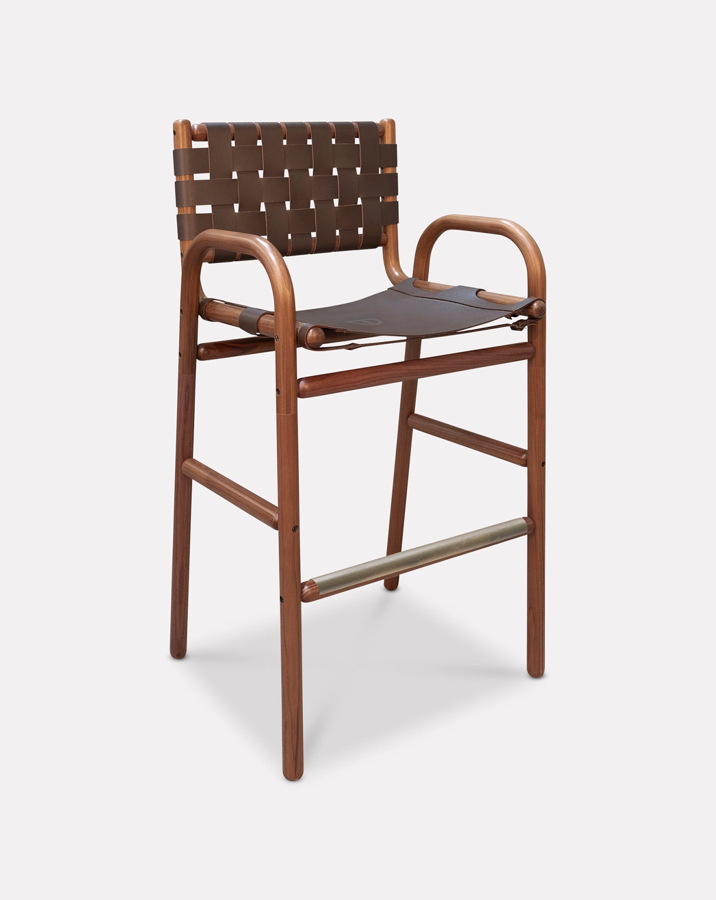 Albany Walnut Bar Chair