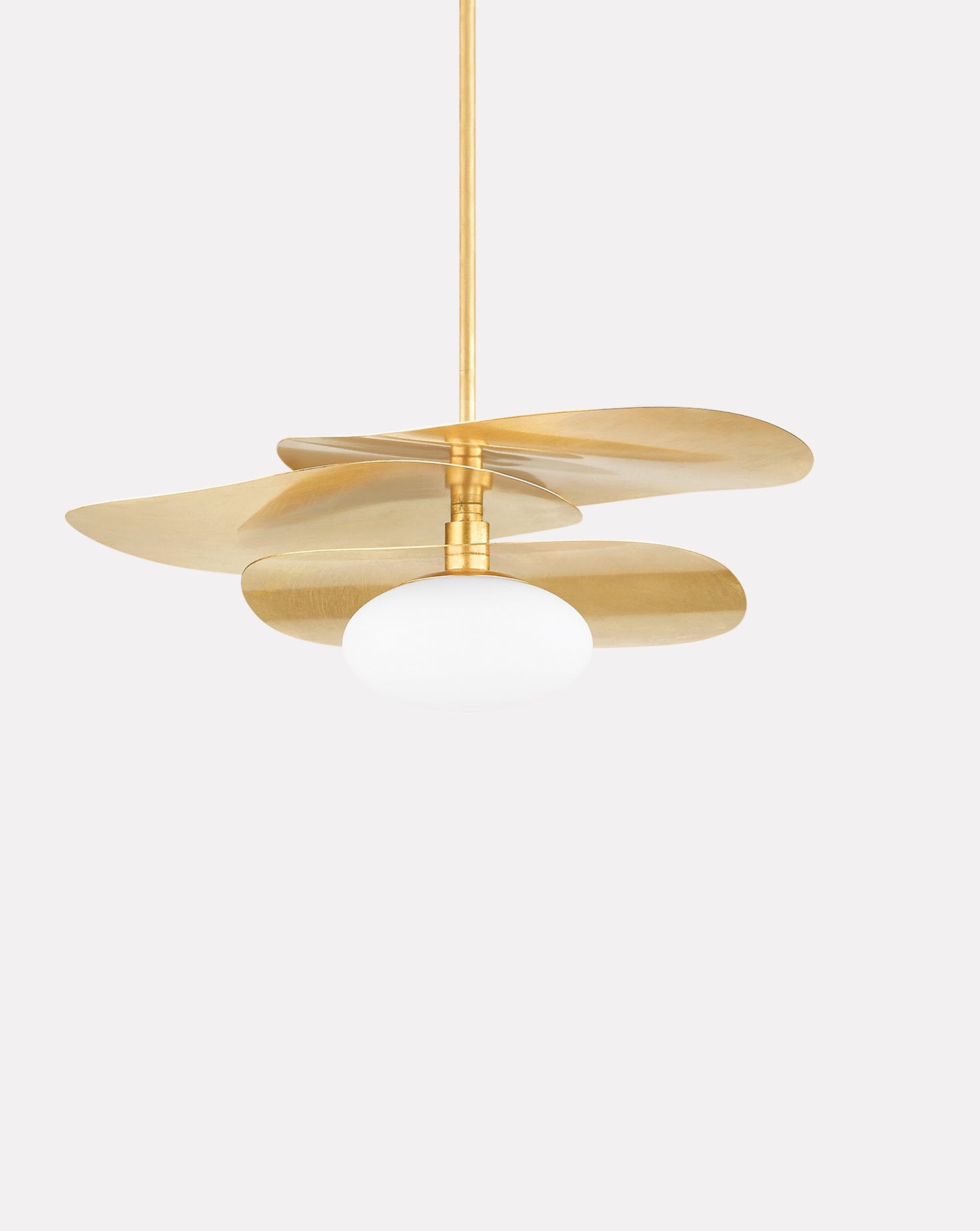 Allida Vintage Gold Leaf Pendant