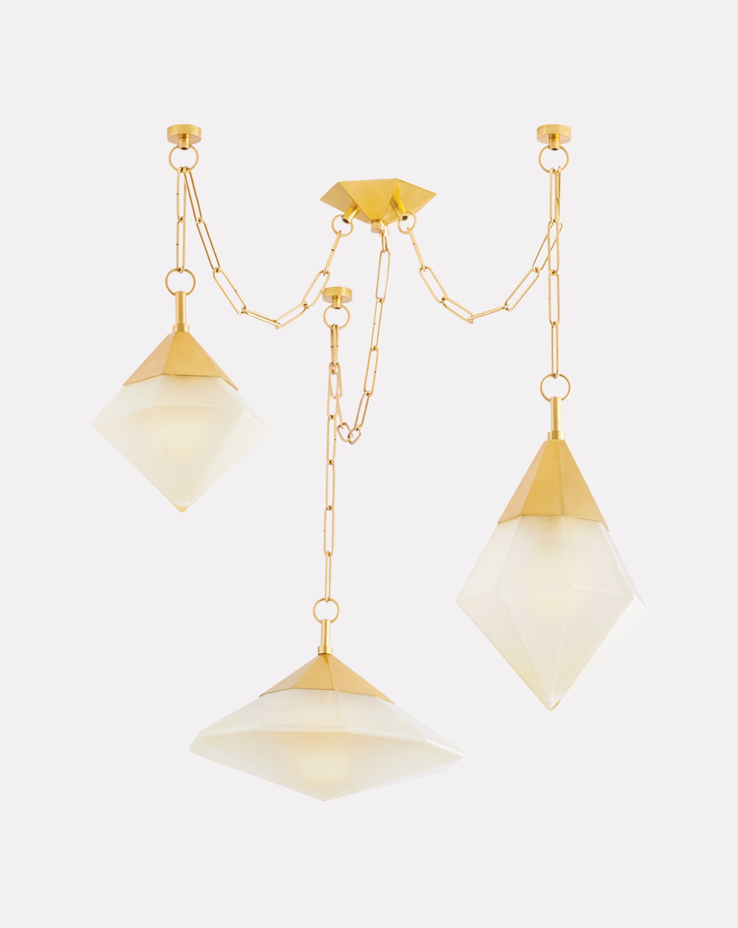 Angelique Brass Chandelier
