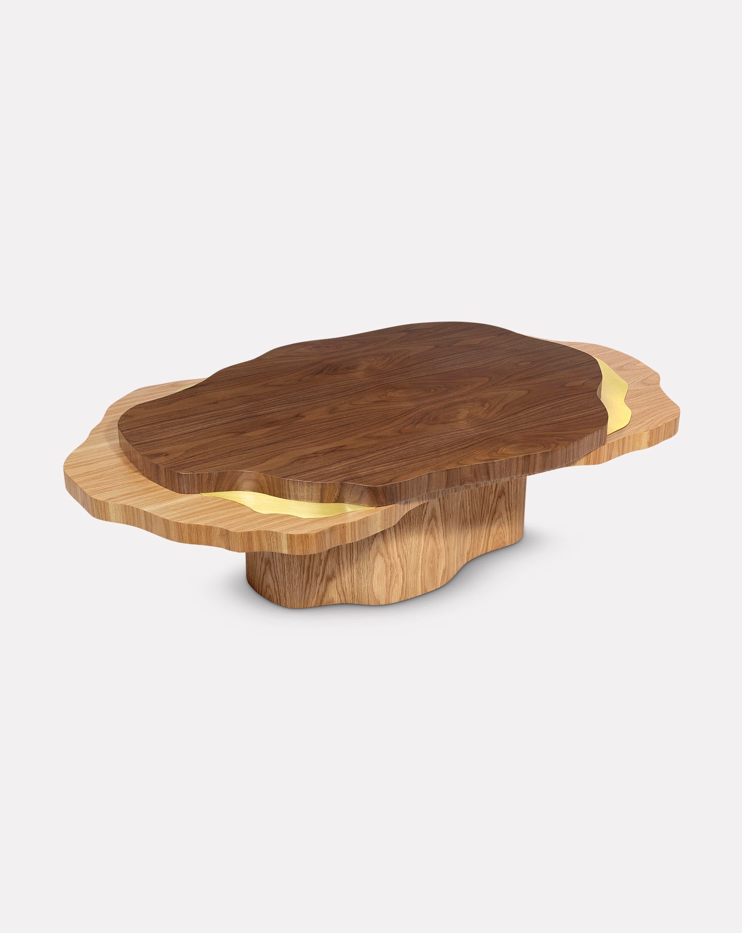 Arizona Walnut and Oak Coffee Table