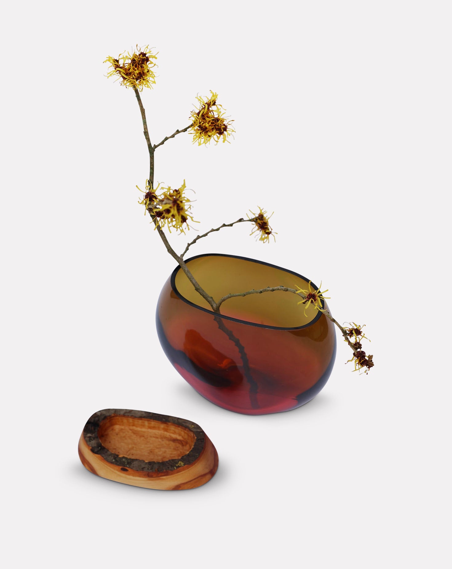 BLUSH Satin Stacking Glass Vessel